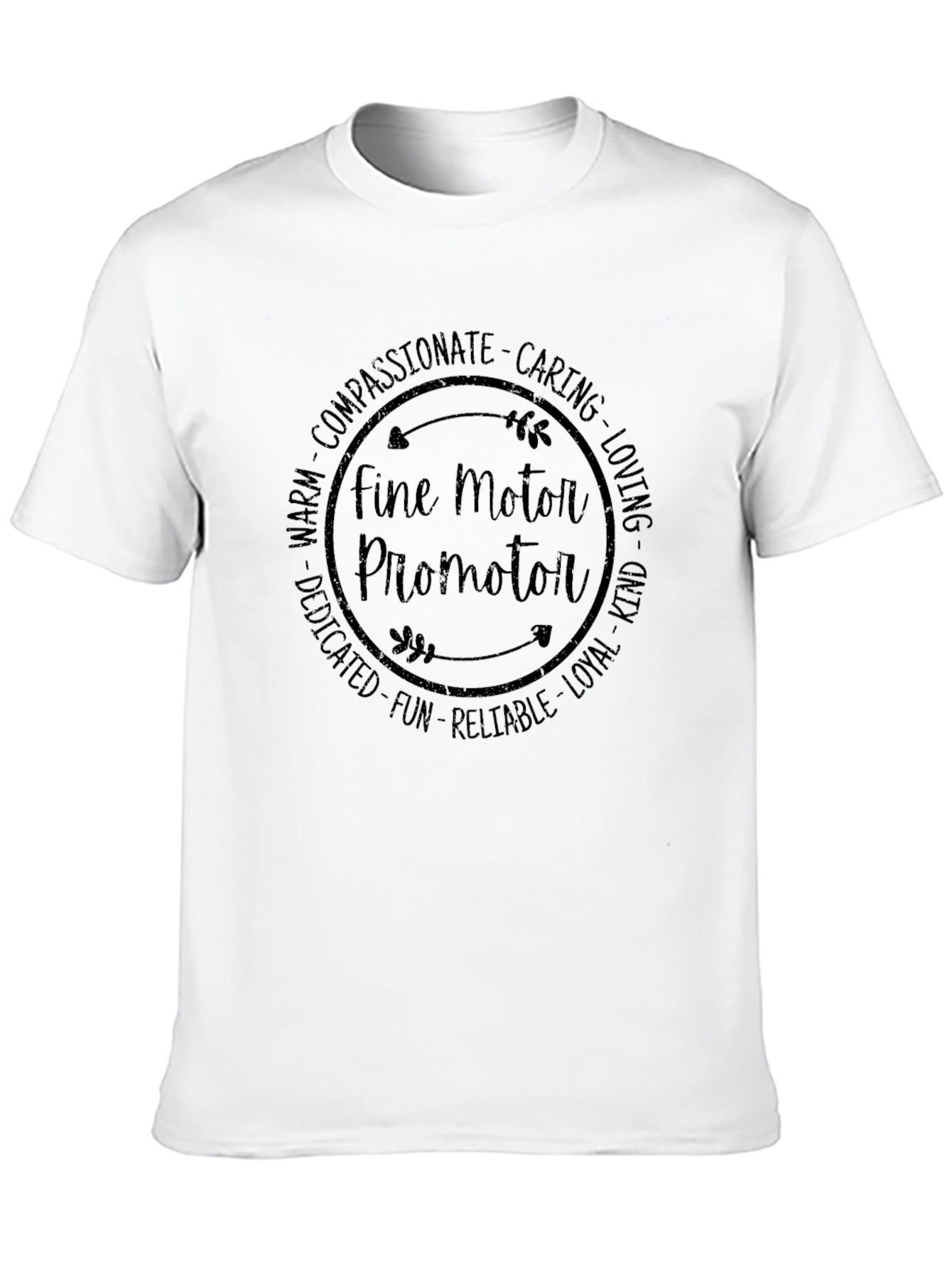 Fine Motor Promoter Black Graphic Tee