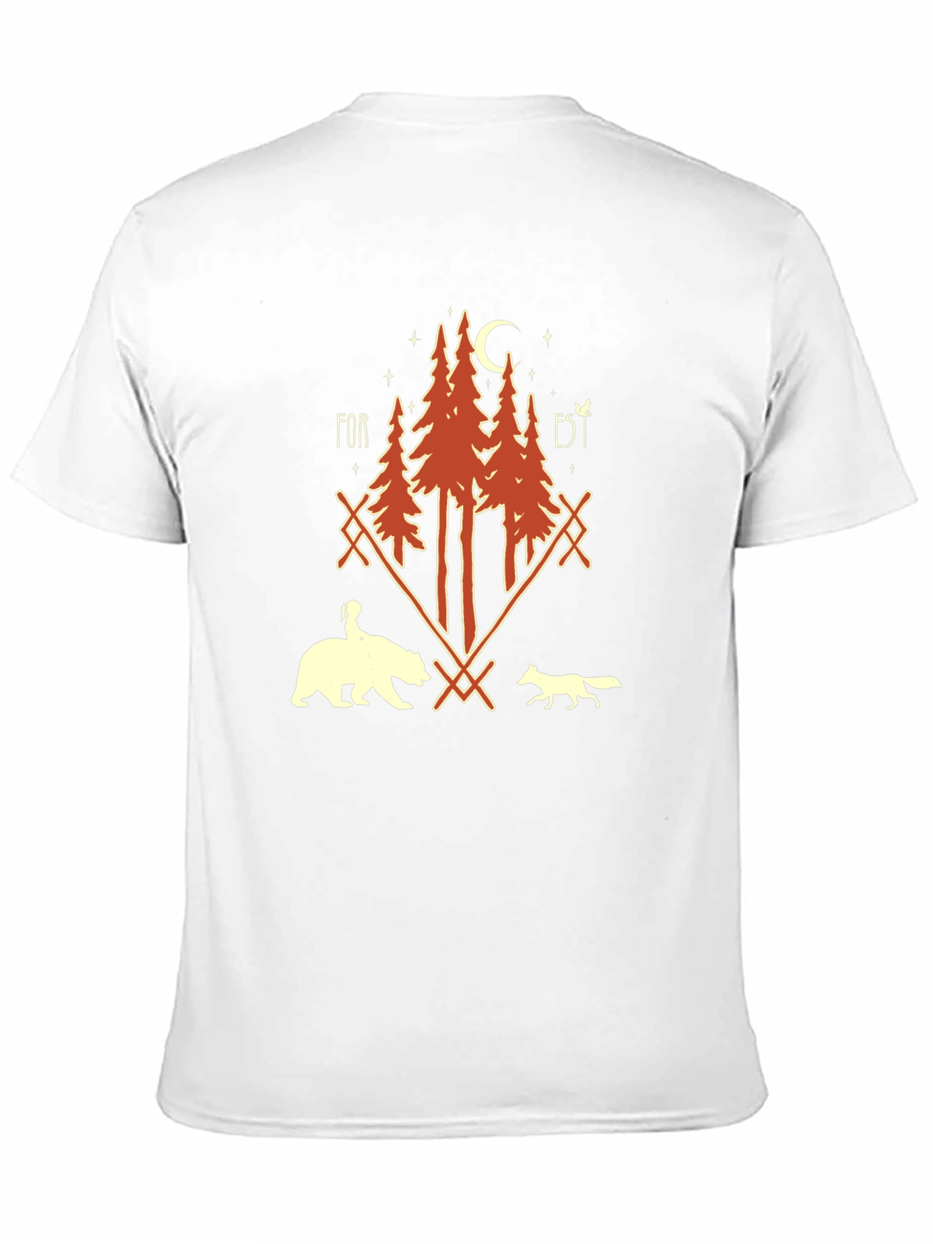Forest Graphic Print T-Shirt - Unisex Nature Tee
