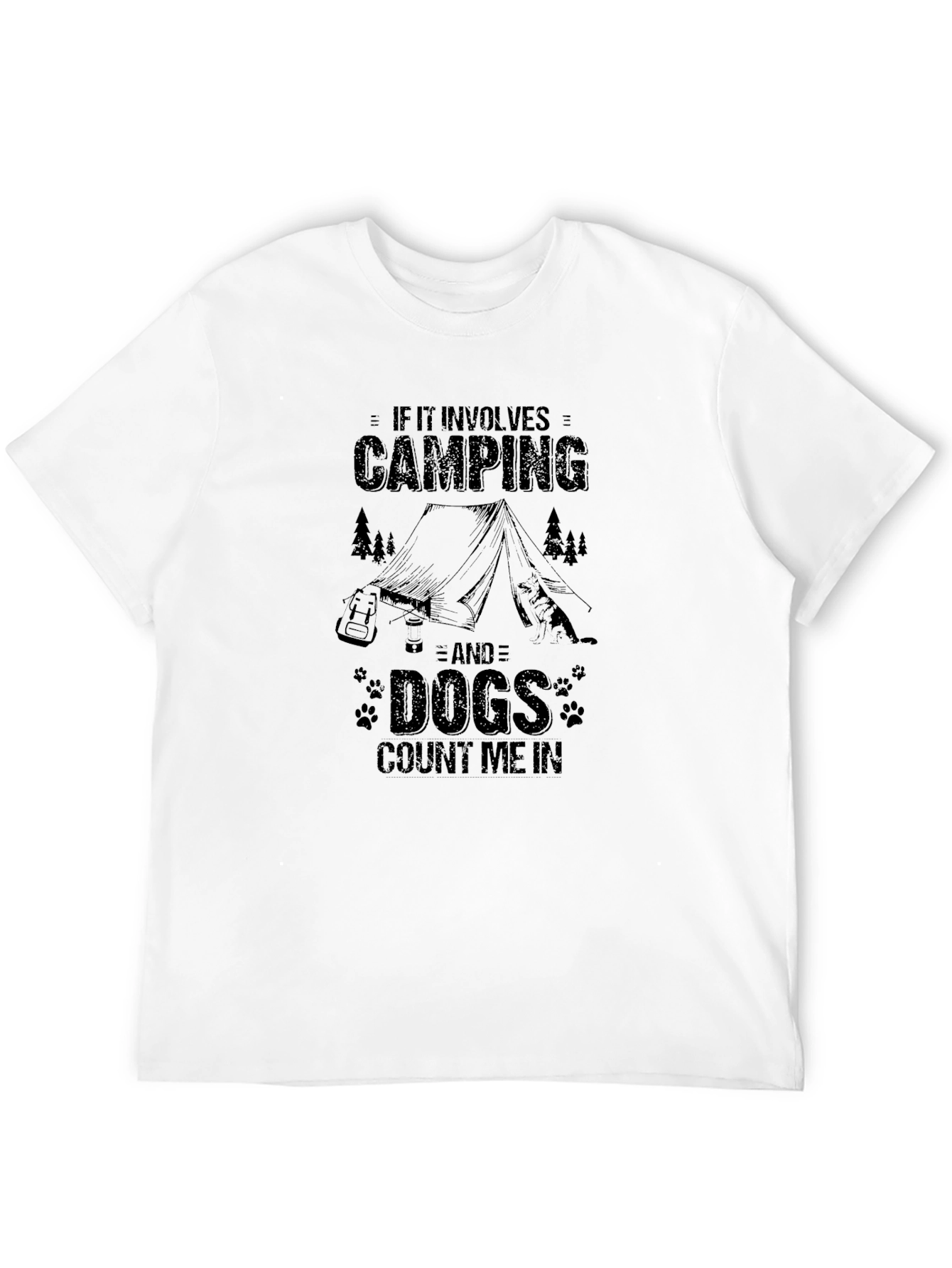Camping & Dogs T-Shirt: Count Me In!