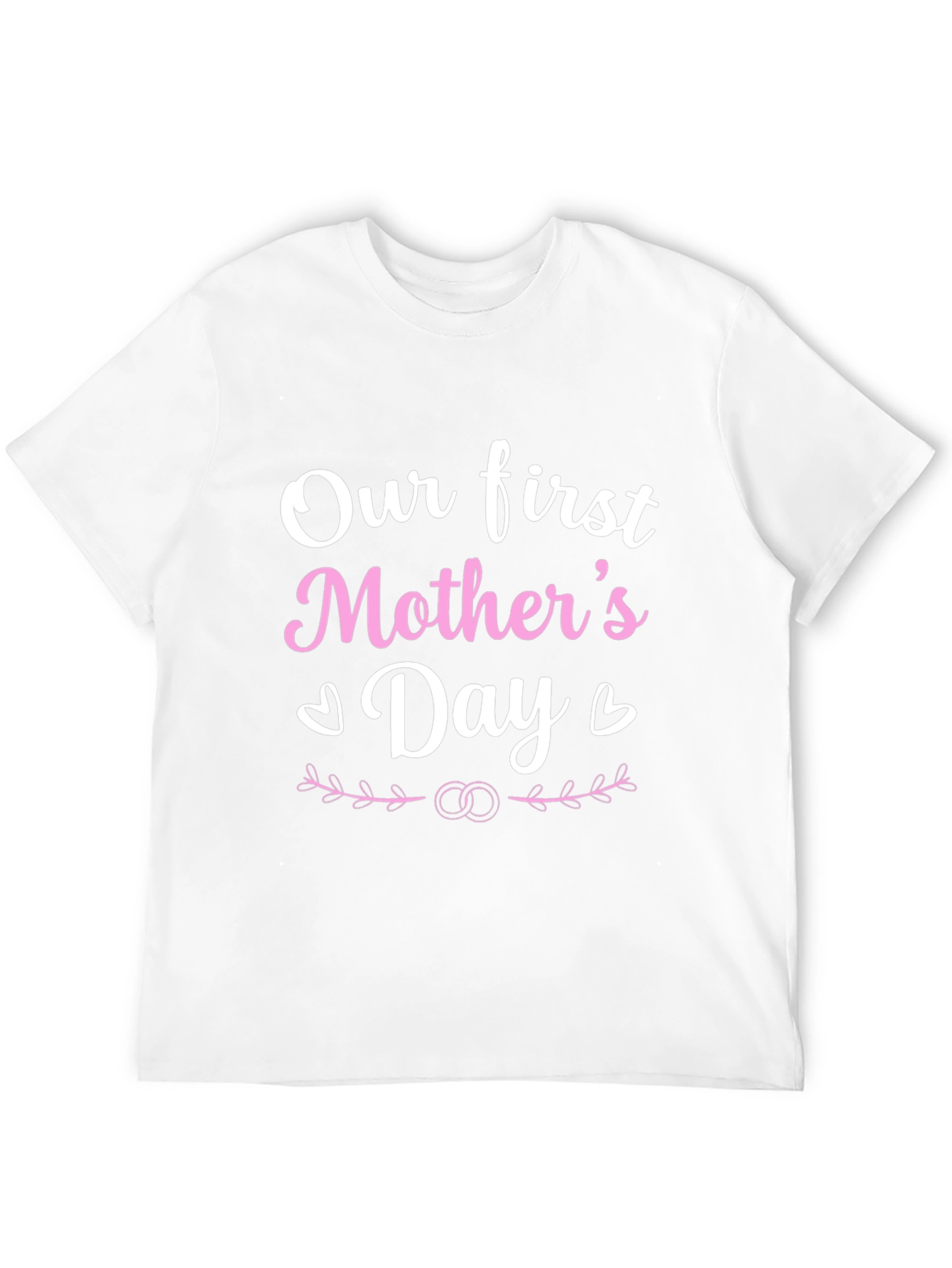 Our First Mothers Day T-Shirt - Black