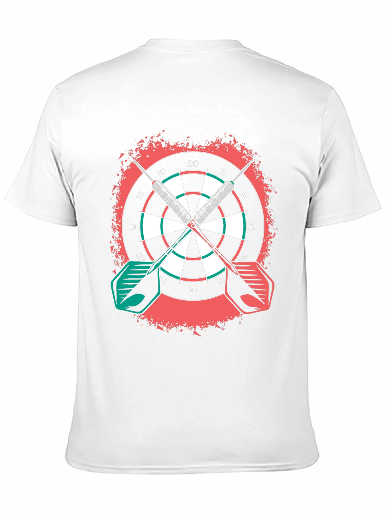 Dartboard Graphic Tee - Sporty Casual Wear