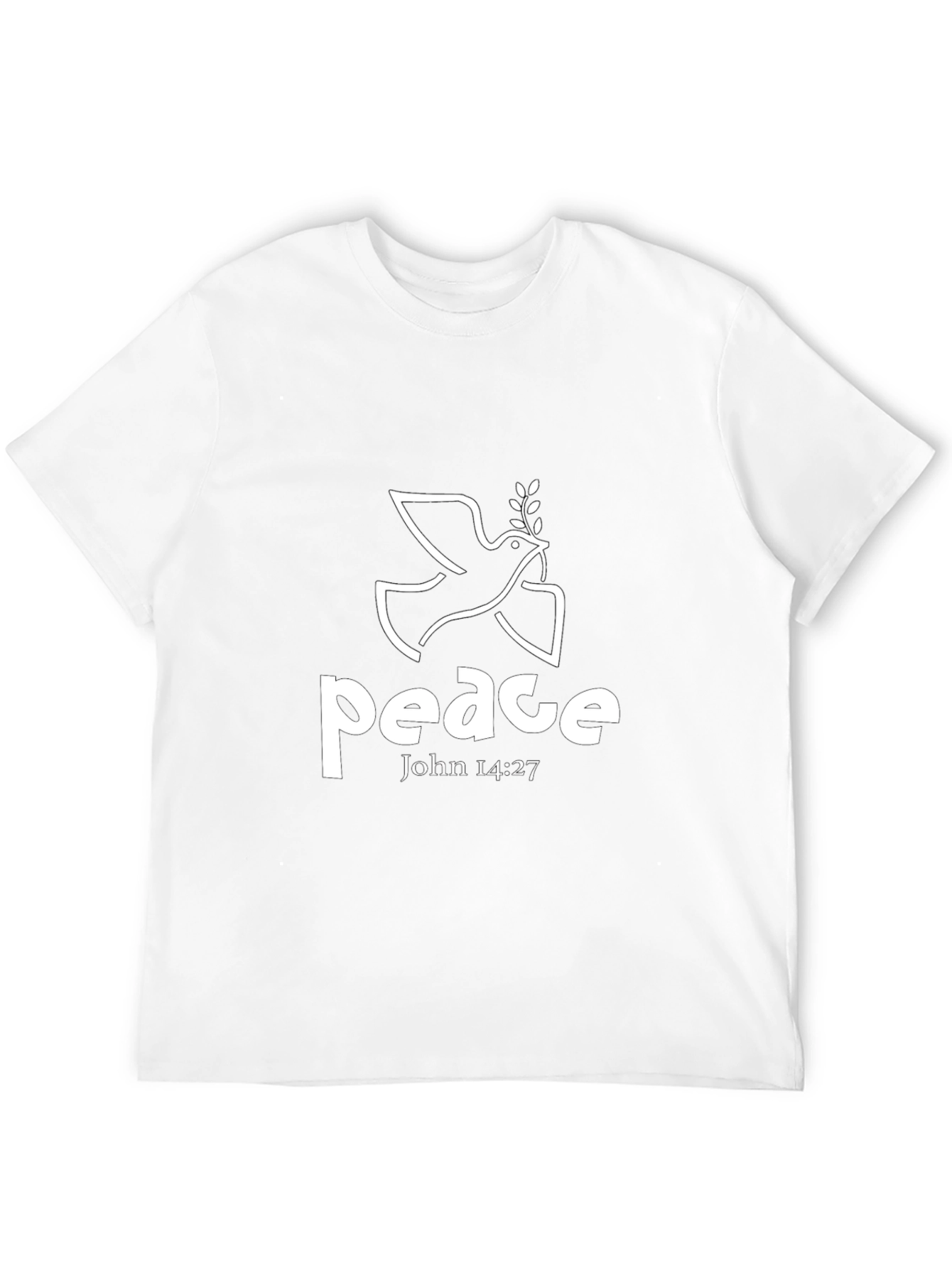 Peace Dove T-Shirt - John 14:27 Christian Apparel