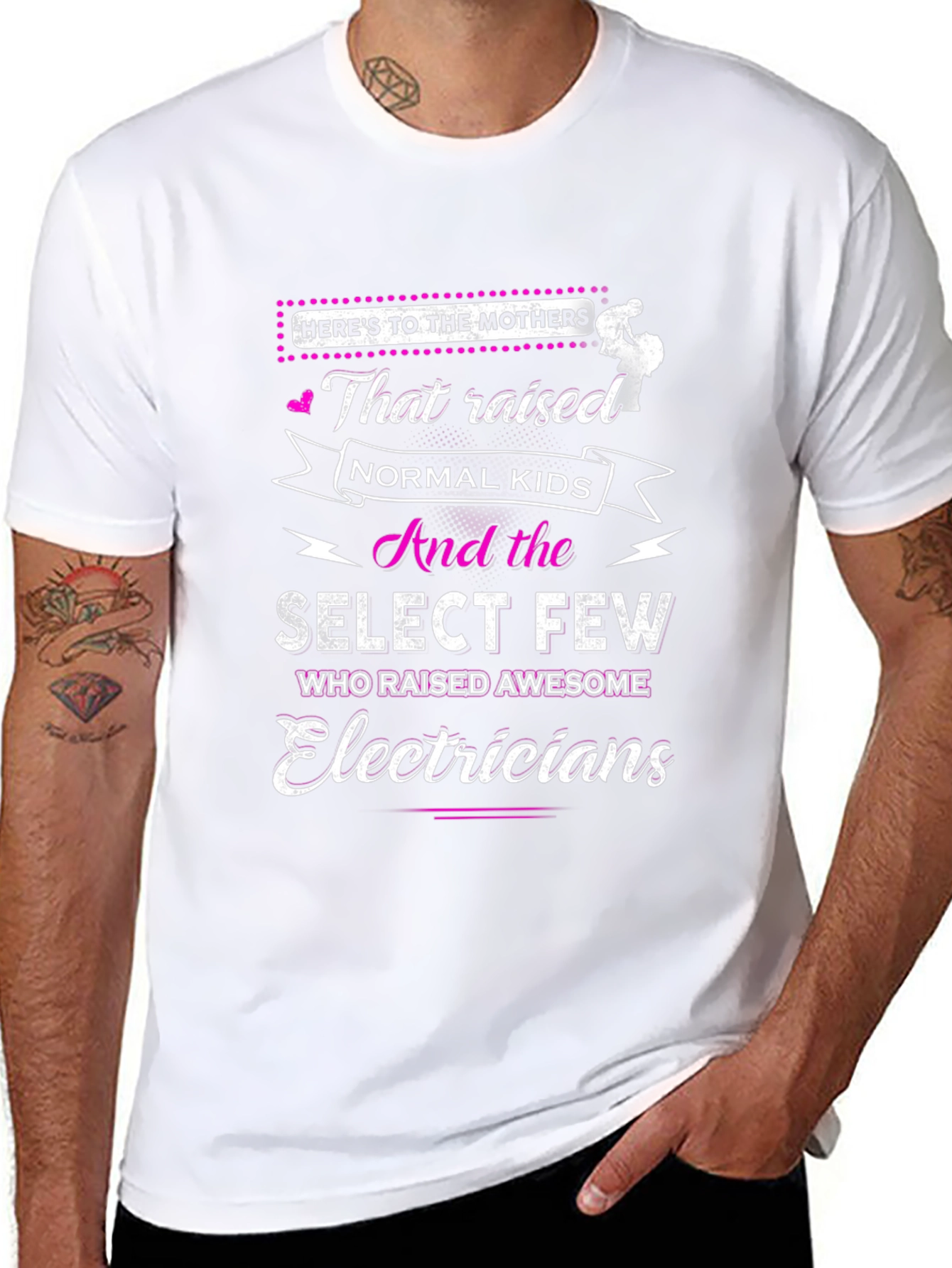 Electricians Mothers T-Shirt