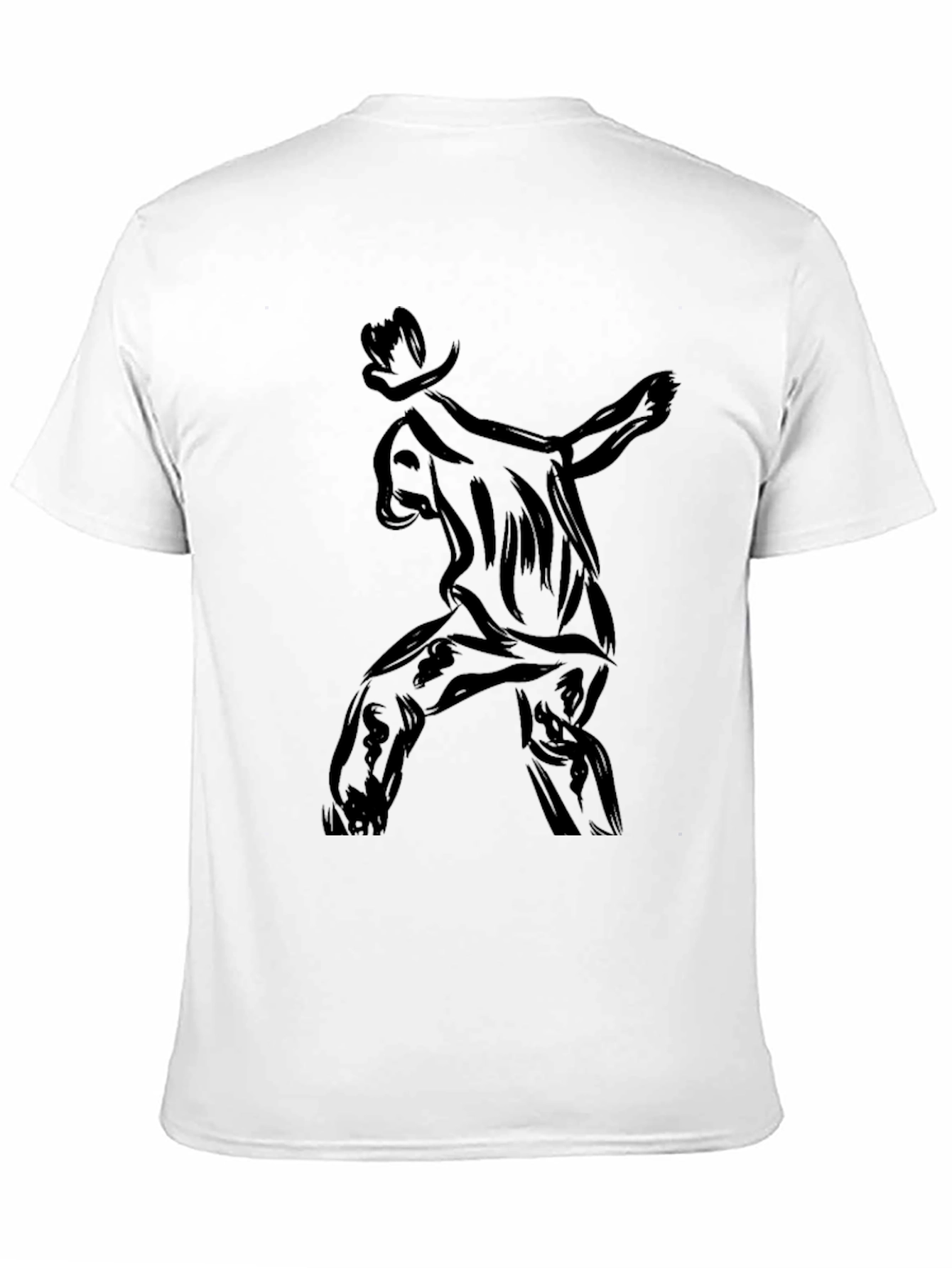 Black T-Shirt with Cowboy Graphic Tee