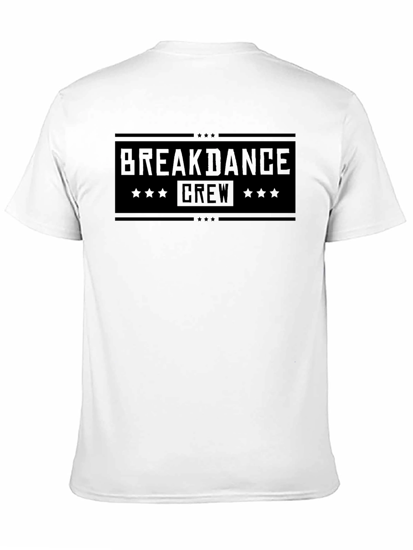 Breakdance Crew Graphic T-Shirt - Black
