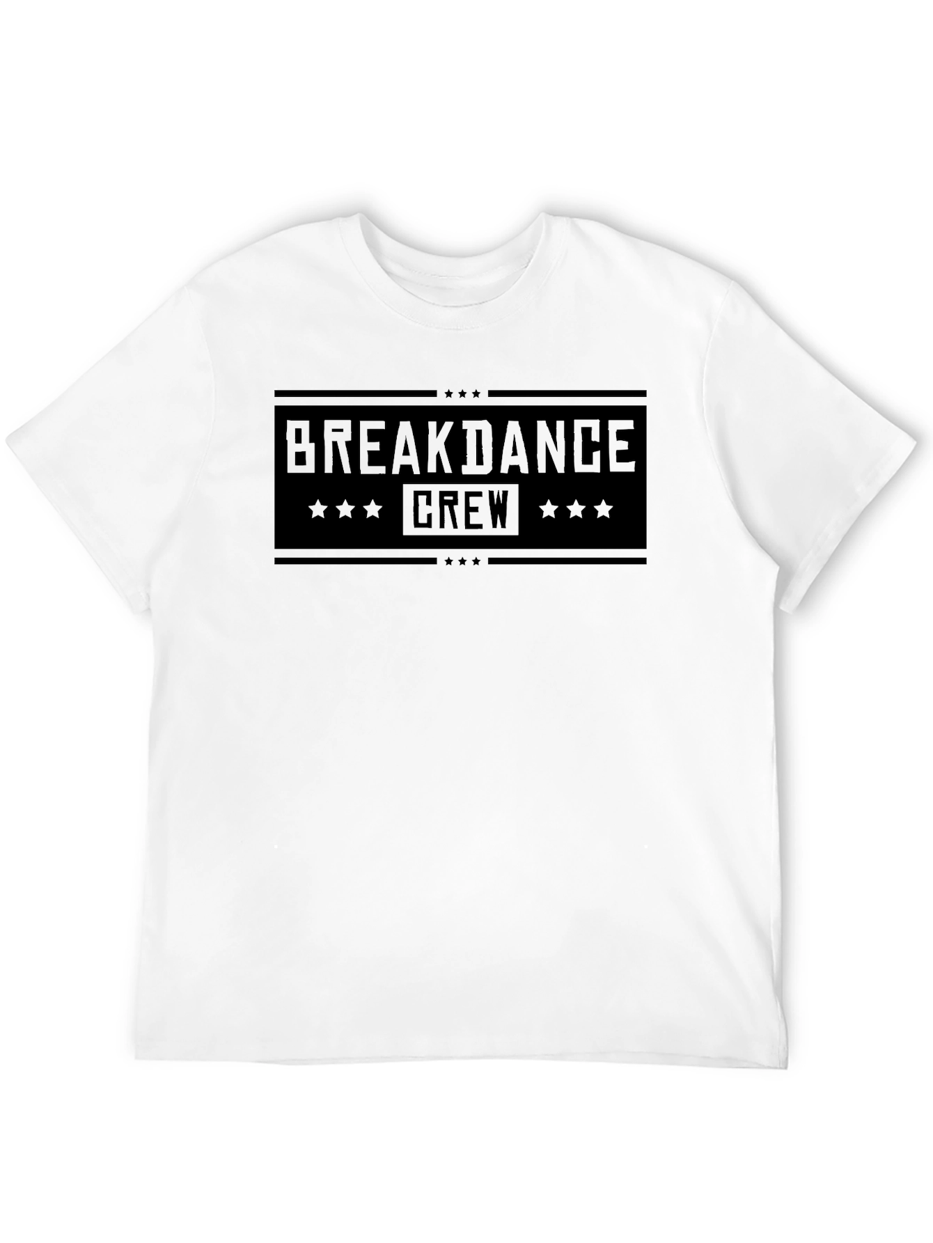 Breakdance Crew Graphic T-Shirt - Black
