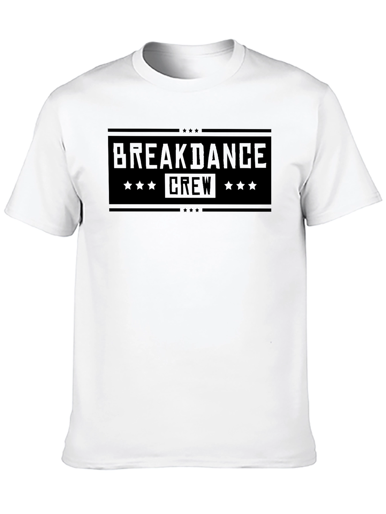 Breakdance Crew Graphic T-Shirt - Black