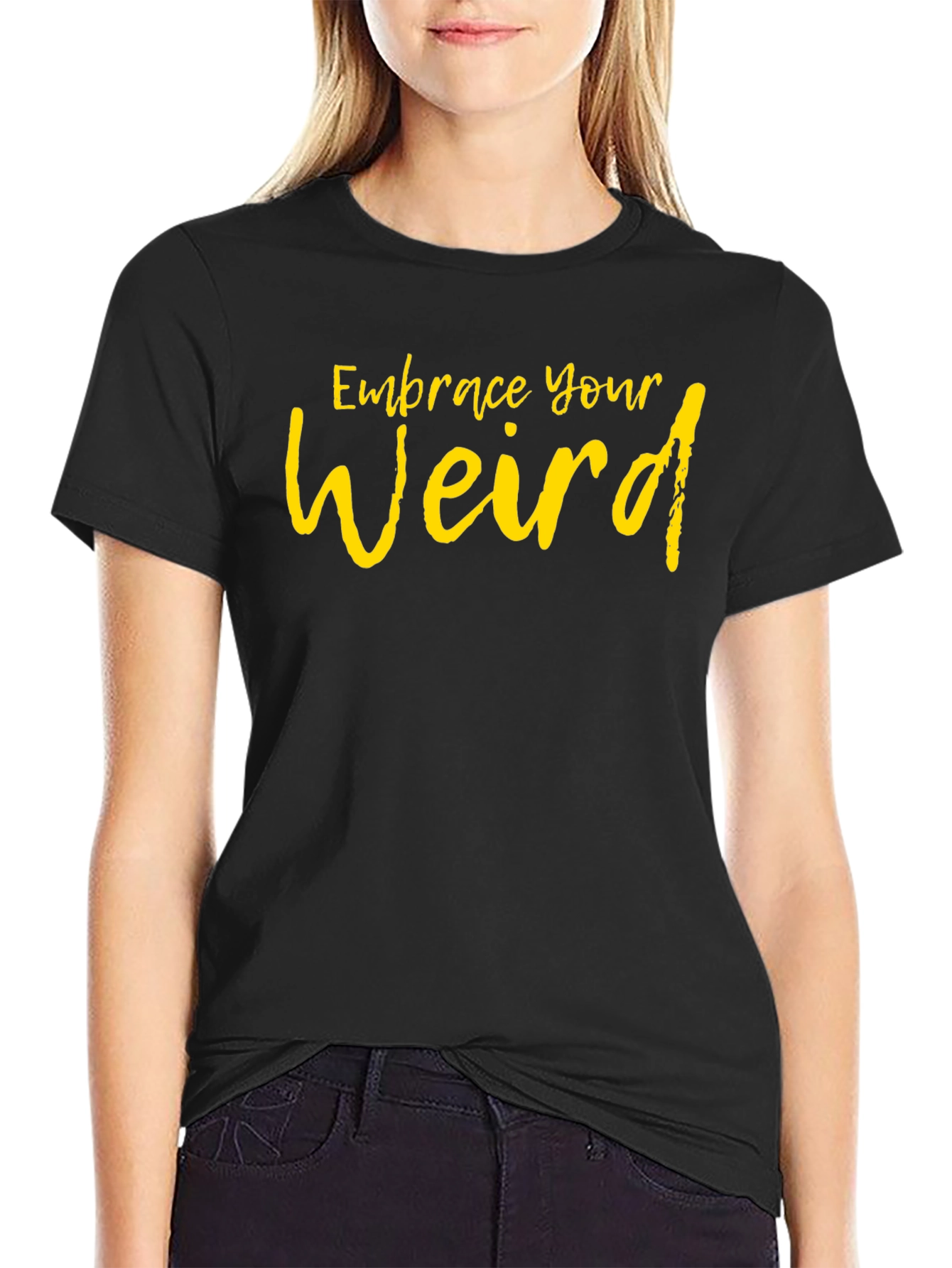 Embrace Your Weird Black Graphic Tee