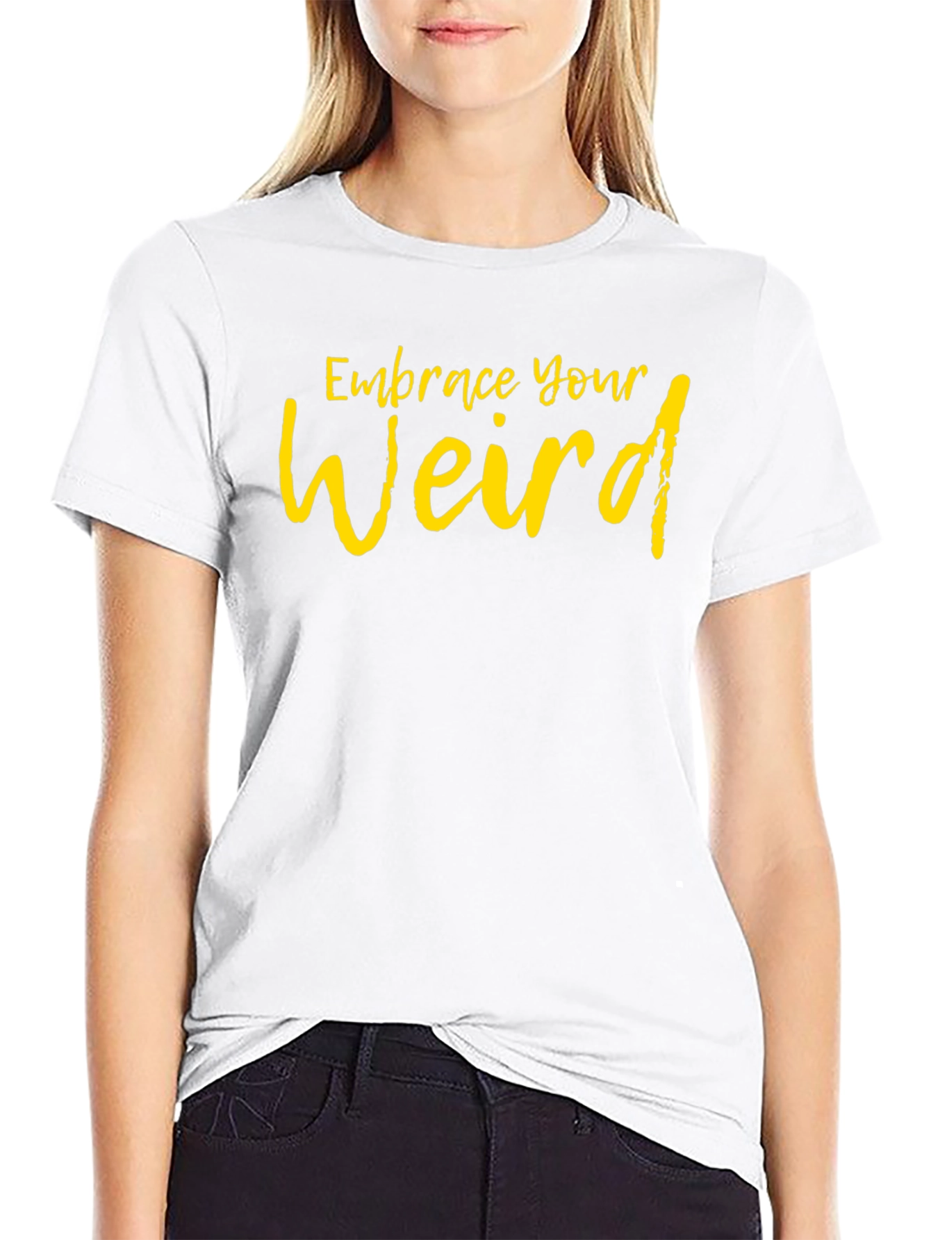Embrace Your Weird Black Graphic Tee