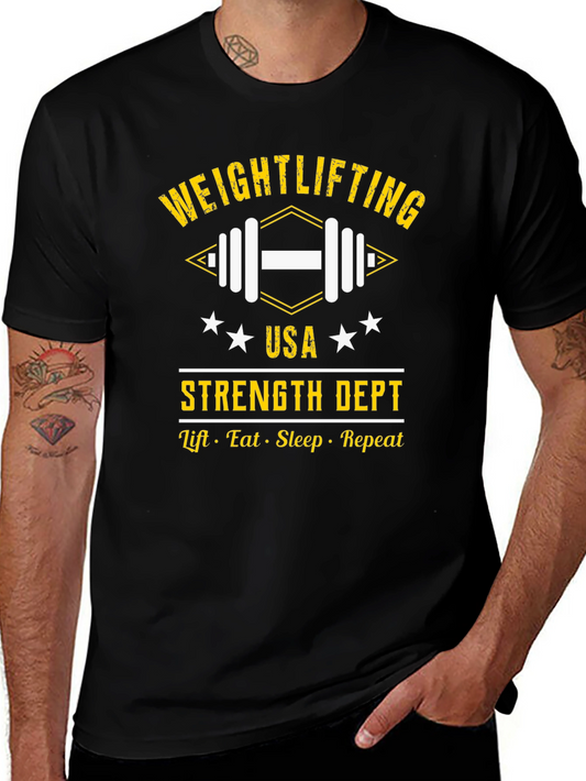 Weightlifting USA Strength Dept T-Shirt