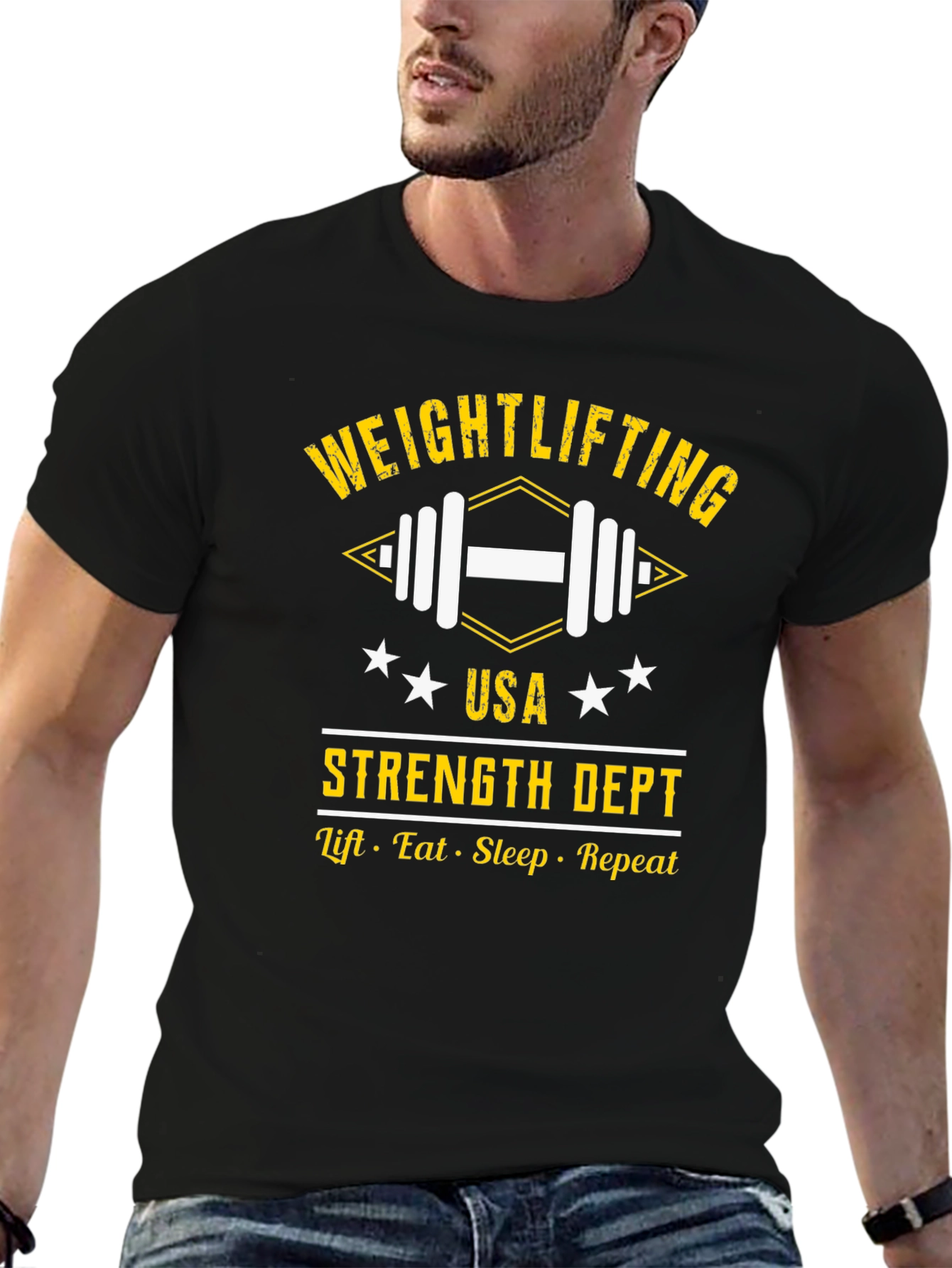 Weightlifting USA Strength Dept T-Shirt