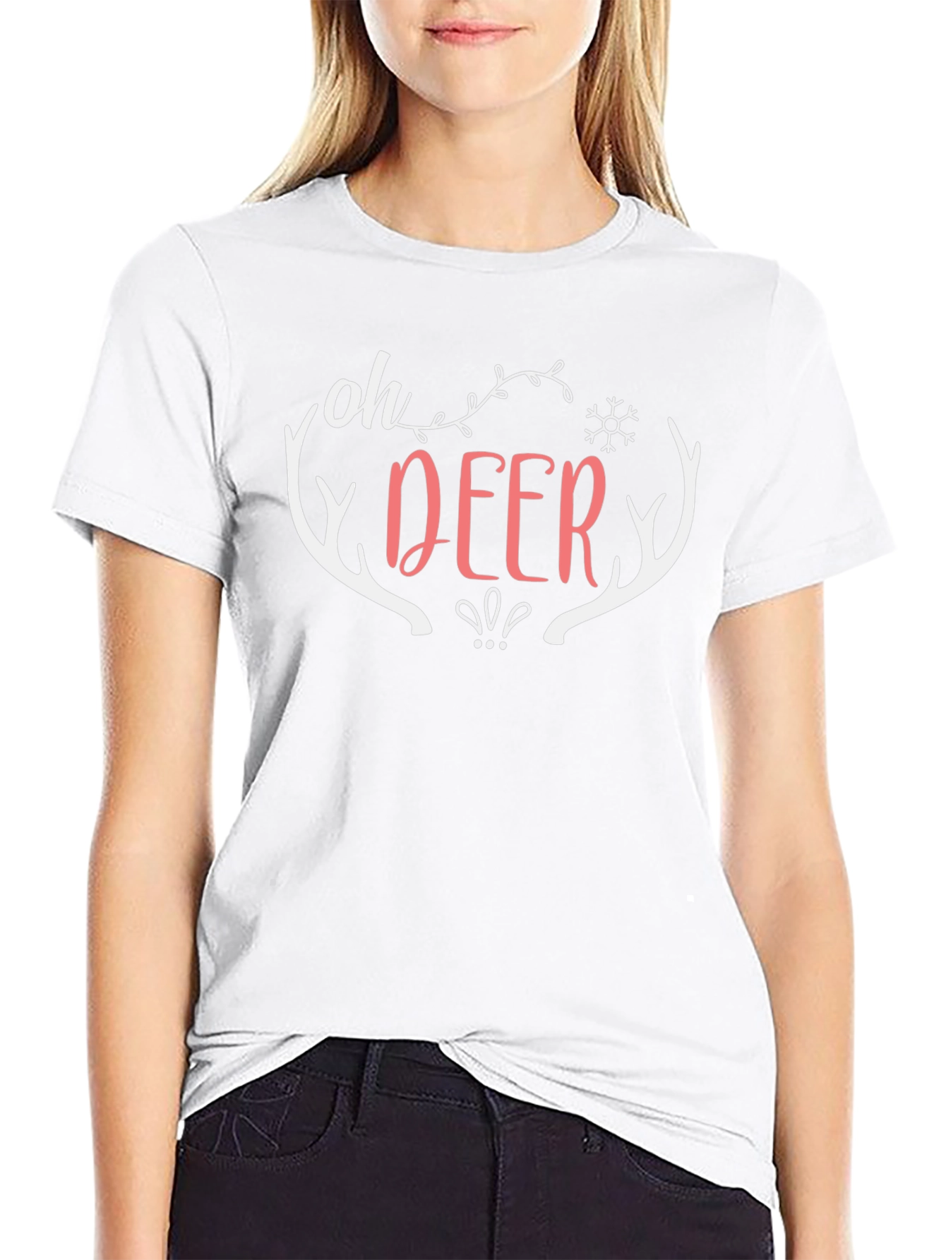 Oh Deer Graphic Tee - Holiday T-Shirt