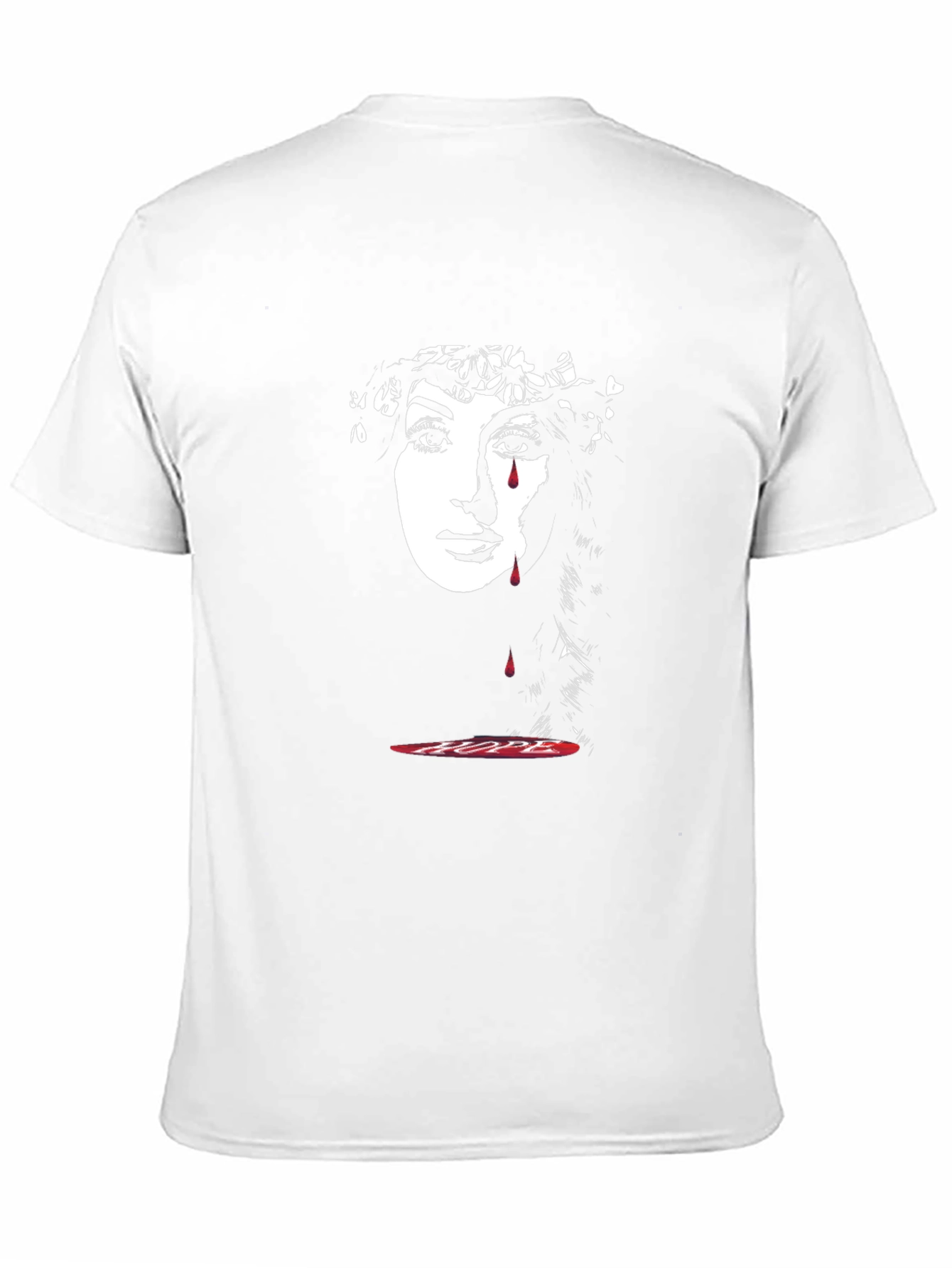 Tearful Hope Graphic Tee - Black