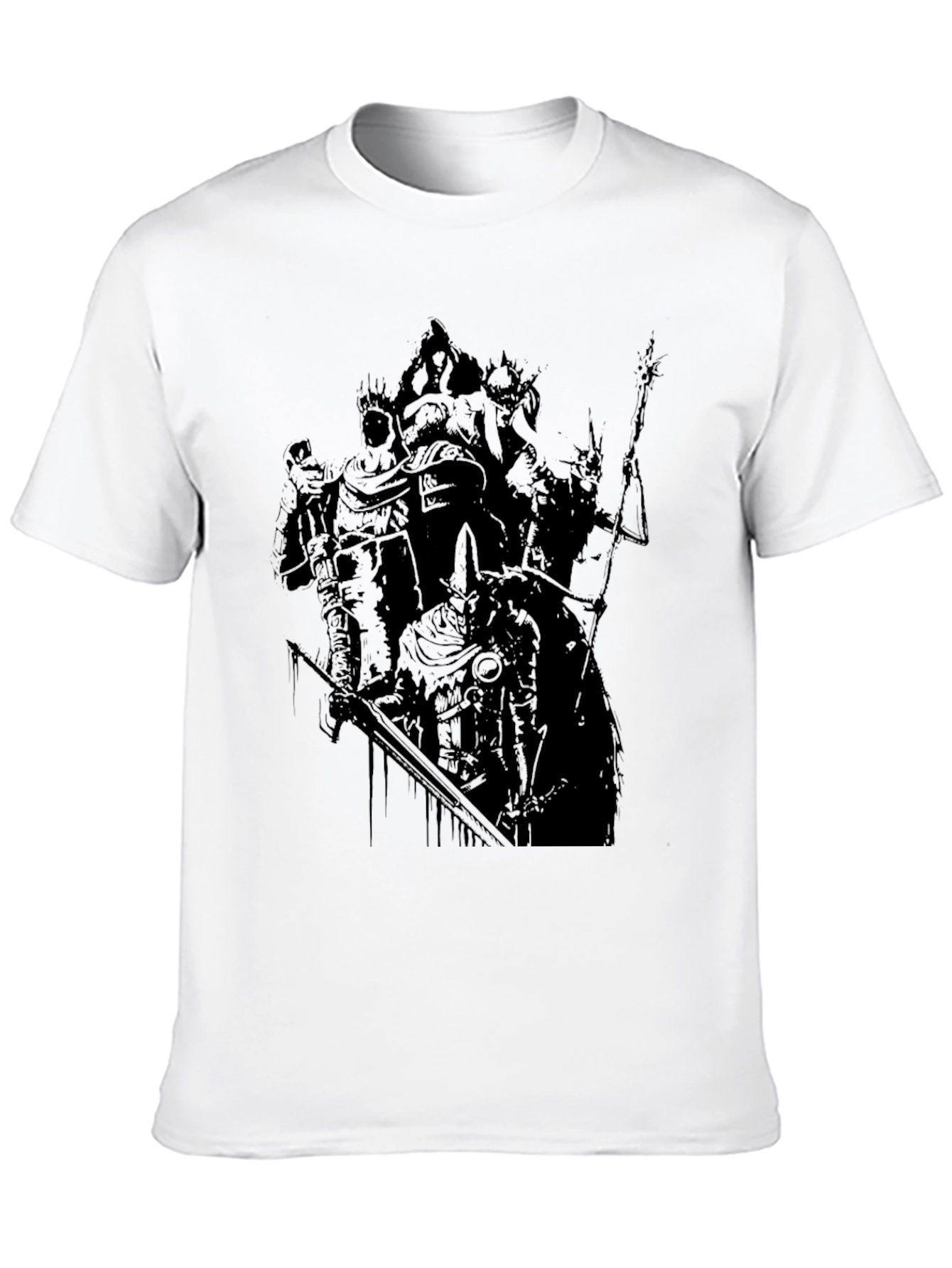 Mens Graphic Print Black T-Shirt