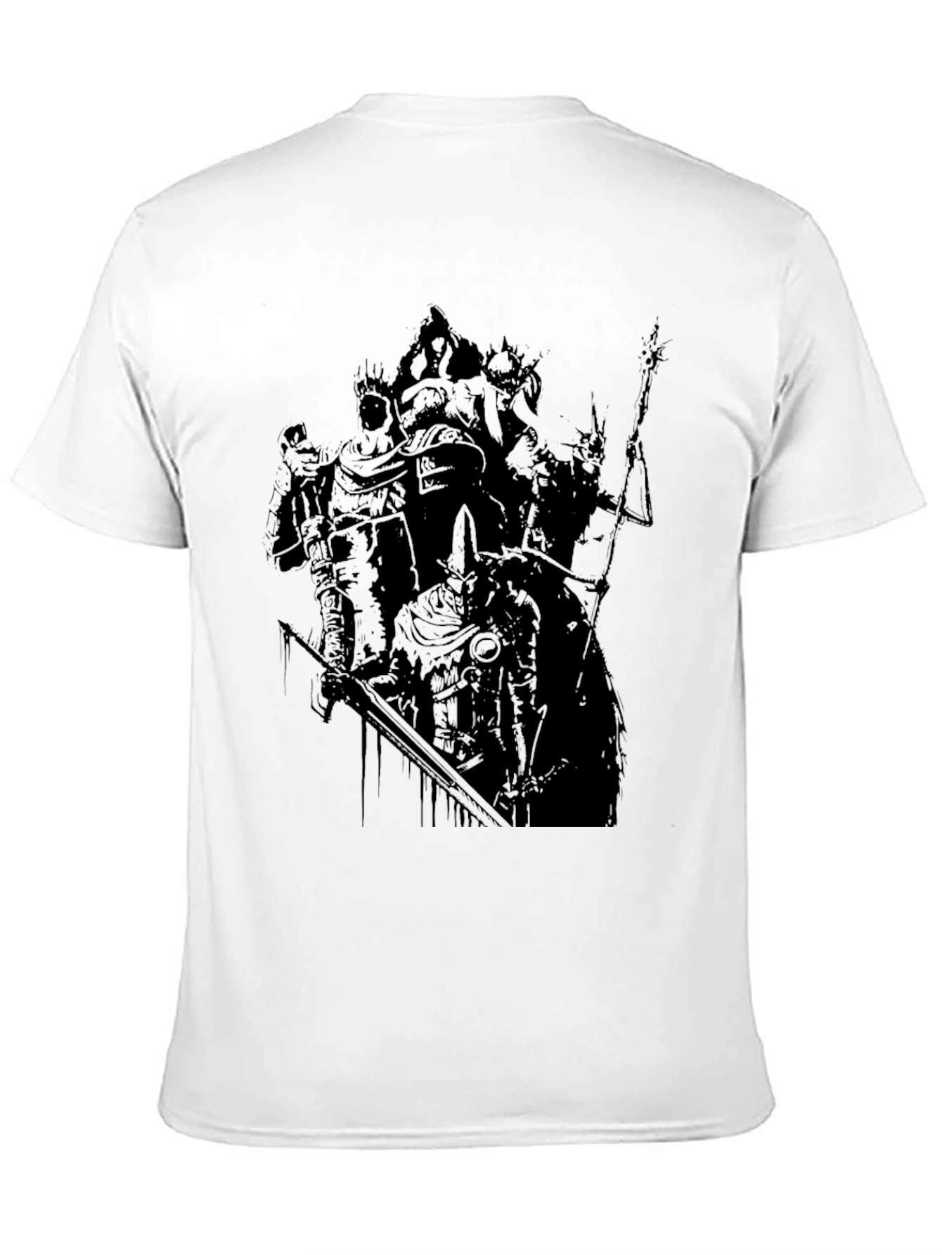 Mens Graphic Print Black T-Shirt