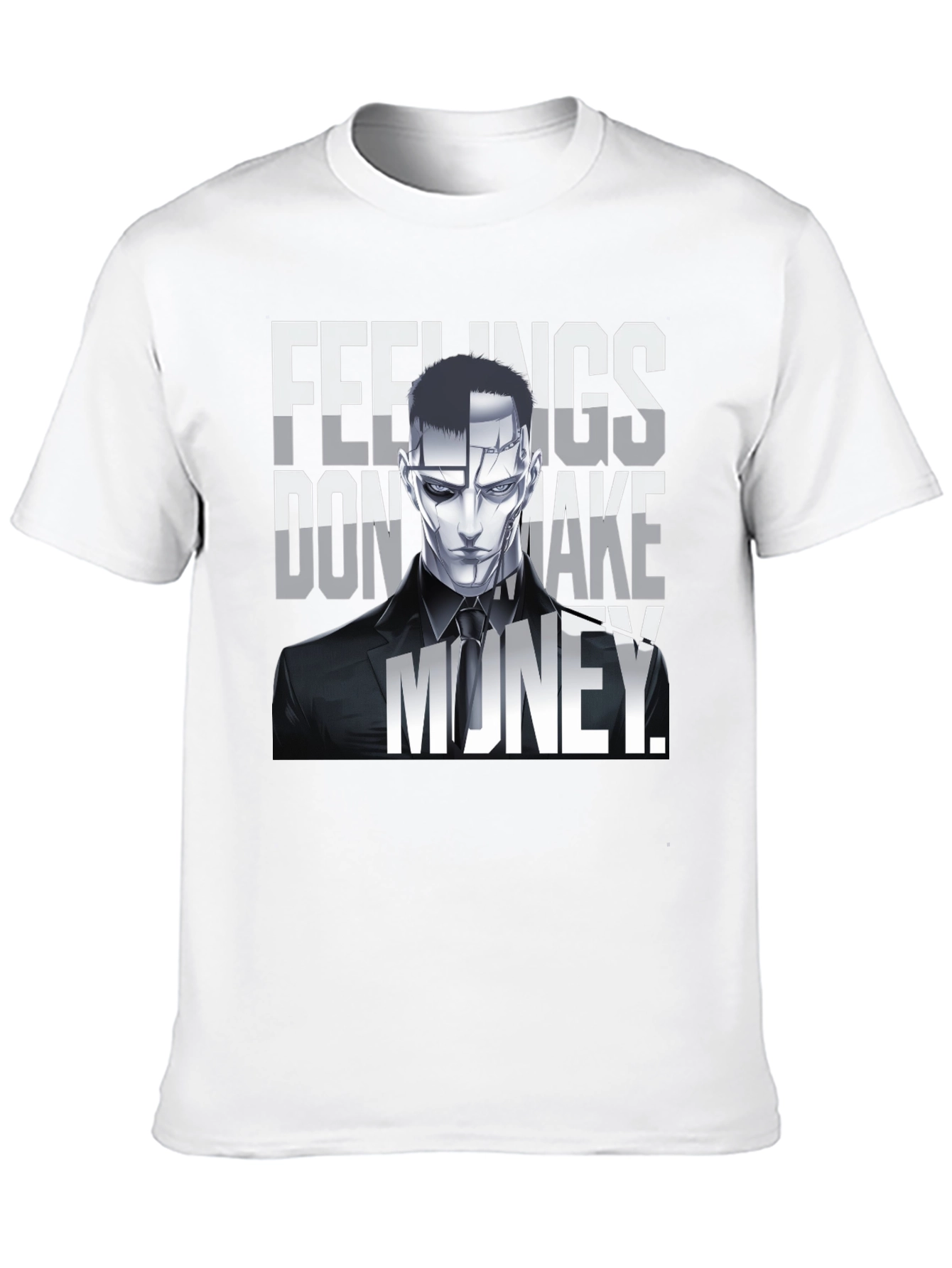 Feelings Dont Make Money Graphic T-Shirt