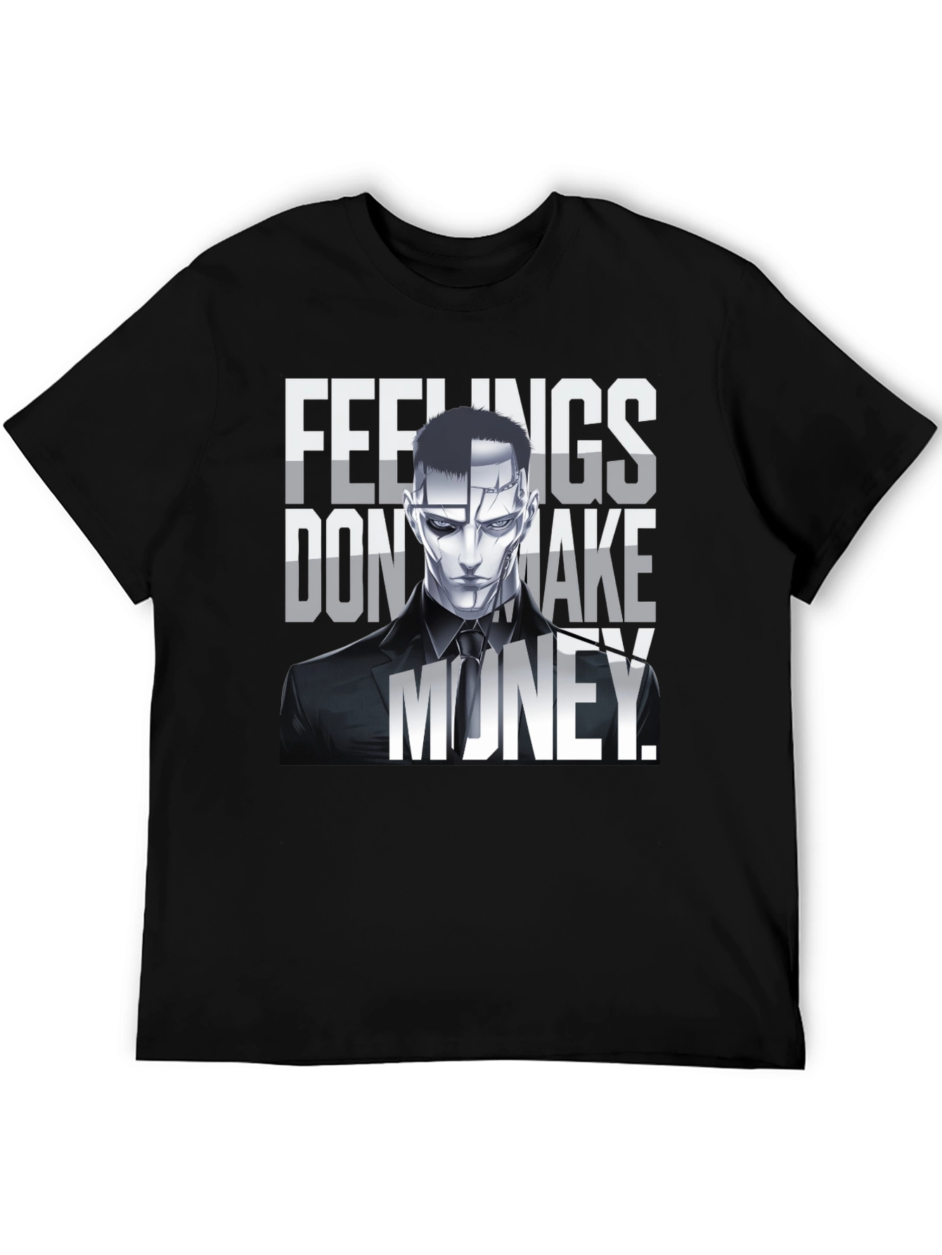 Feelings Dont Make Money Graphic T-Shirt