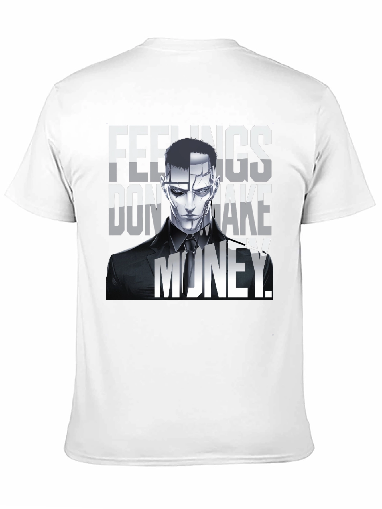 Feelings Dont Make Money Graphic T-Shirt