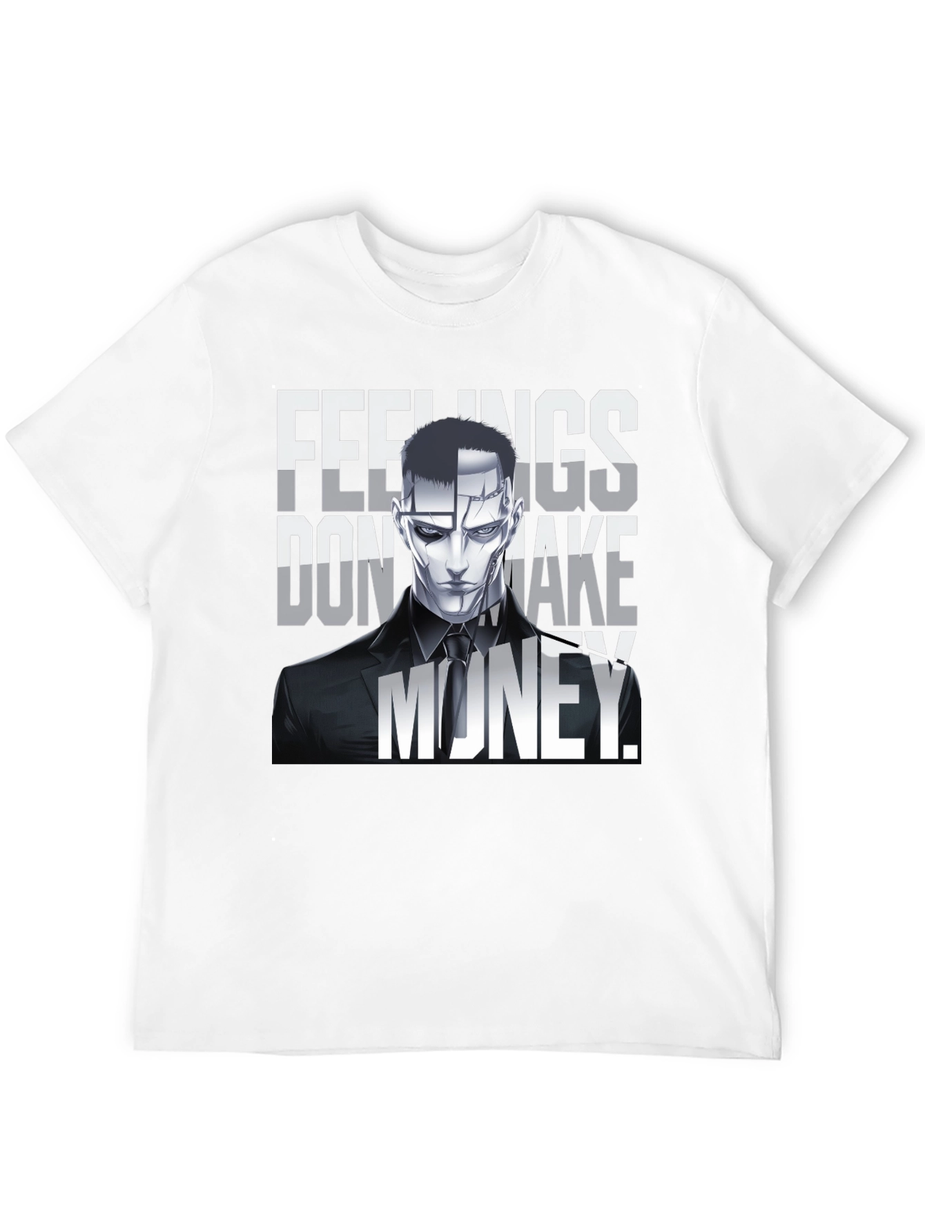 Feelings Dont Make Money Graphic T-Shirt