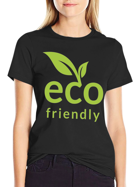 Eco Friendly Graphic T-Shirt - Black