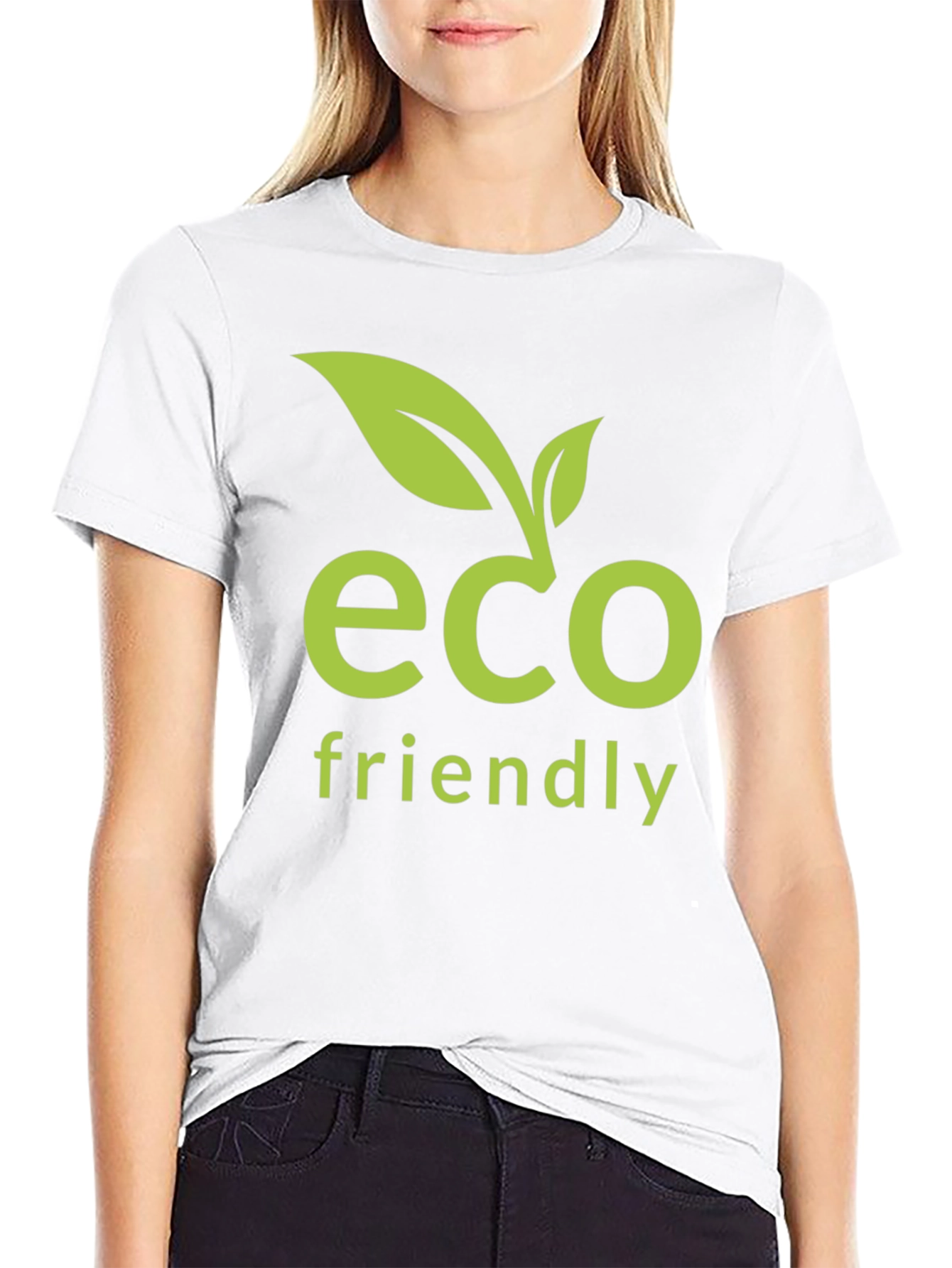 Eco Friendly Graphic T-Shirt - Black