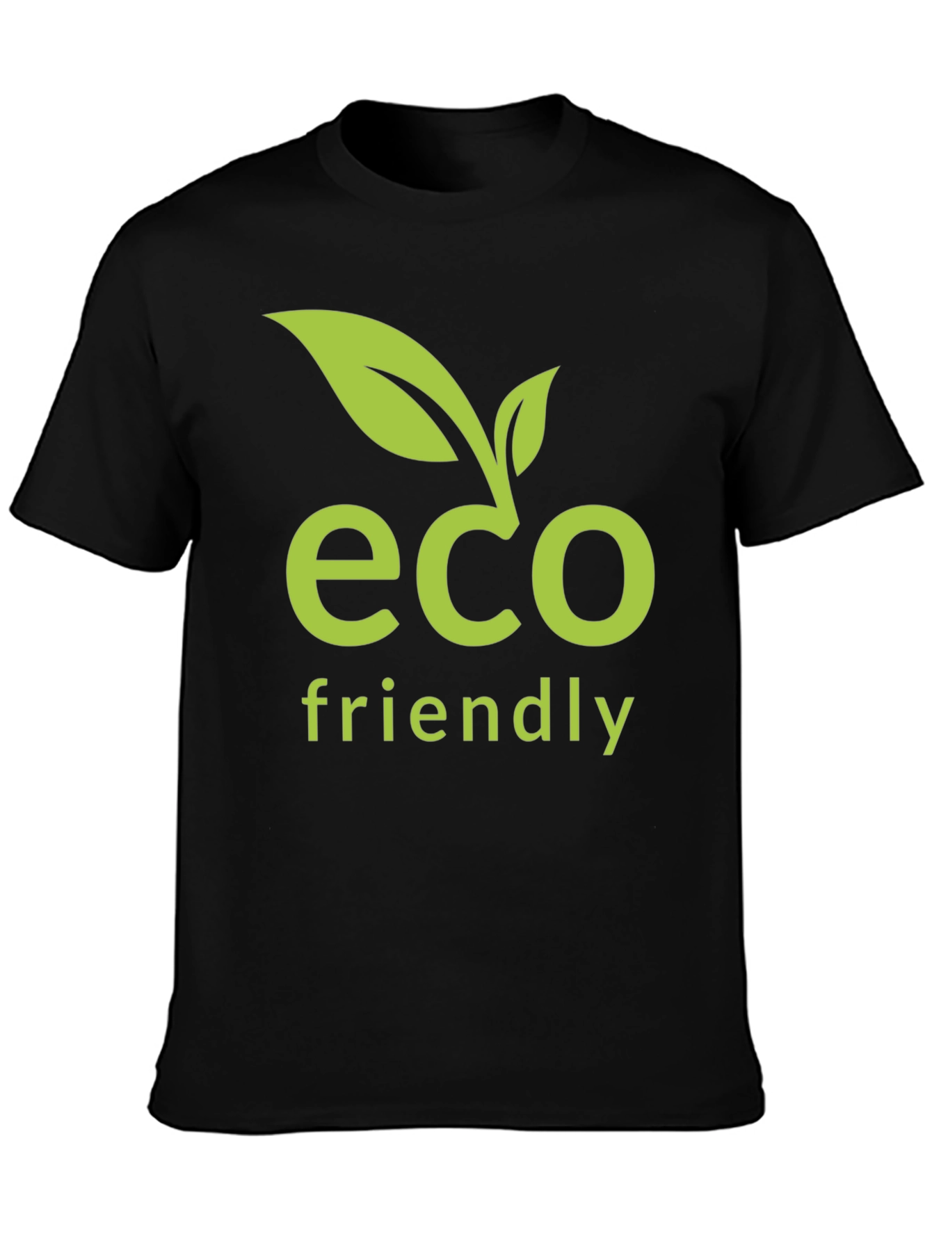 Eco Friendly Graphic T-Shirt - Black