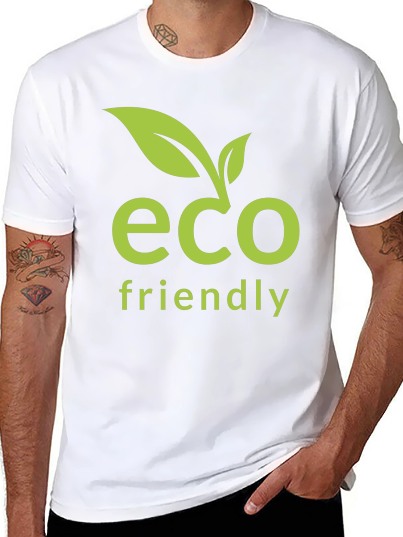 Eco Friendly Graphic T-Shirt - Black