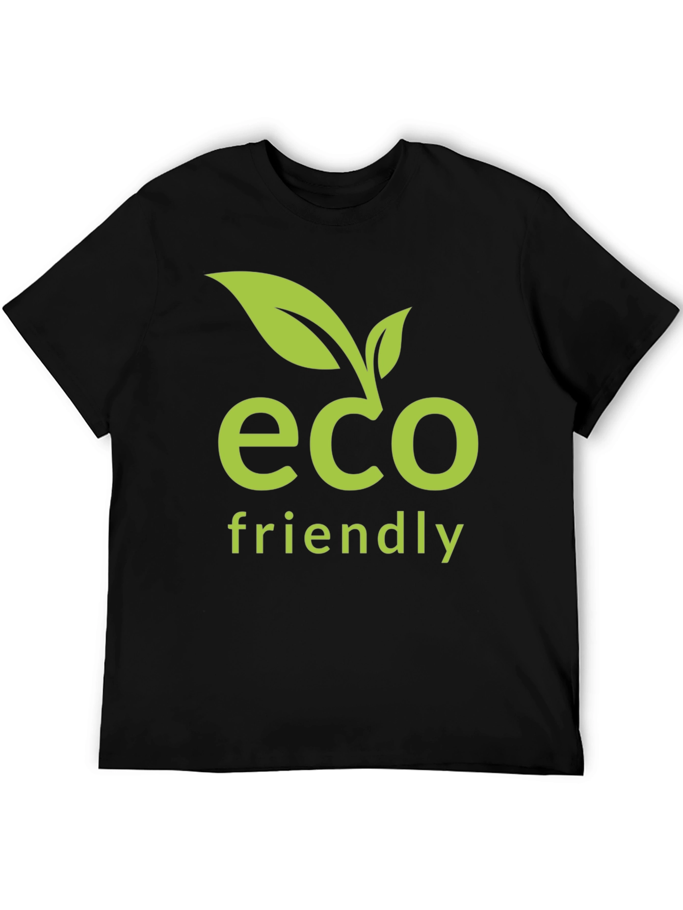 Eco Friendly Graphic T-Shirt - Black