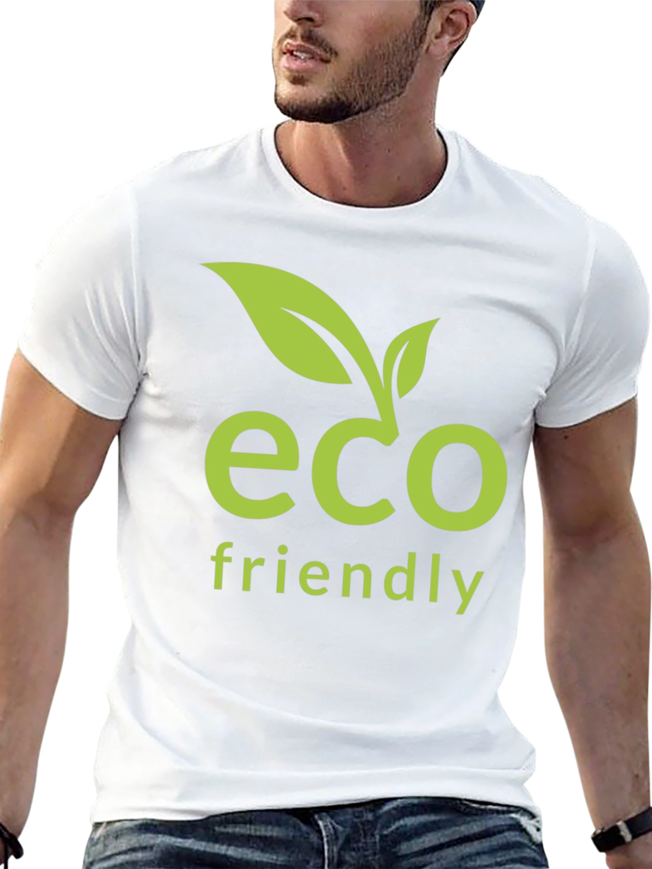 Eco Friendly Graphic T-Shirt - Black