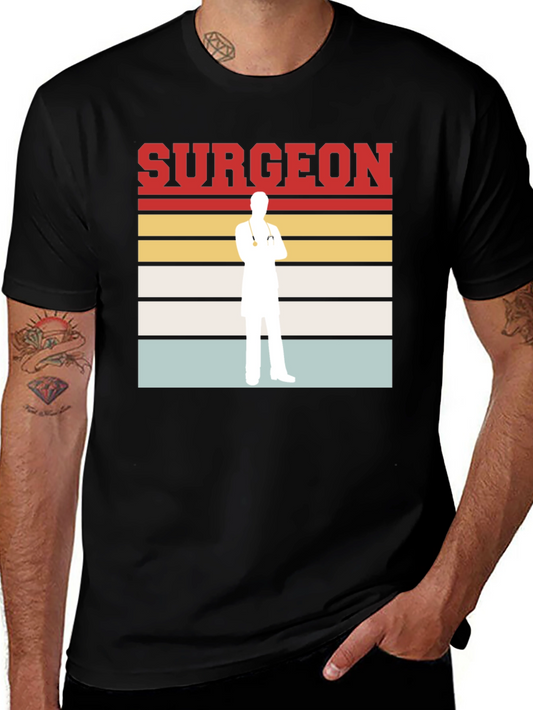 Surgeon Graphic Tee - Retro Medical Doctor T-Shirt
