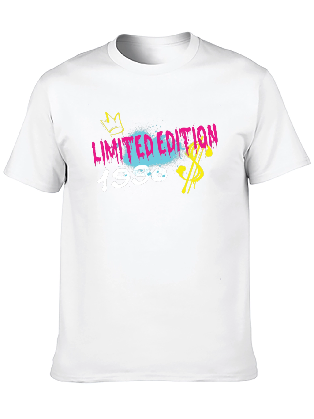 Limited Edition 1990 Graphic Tee - Black Cotton