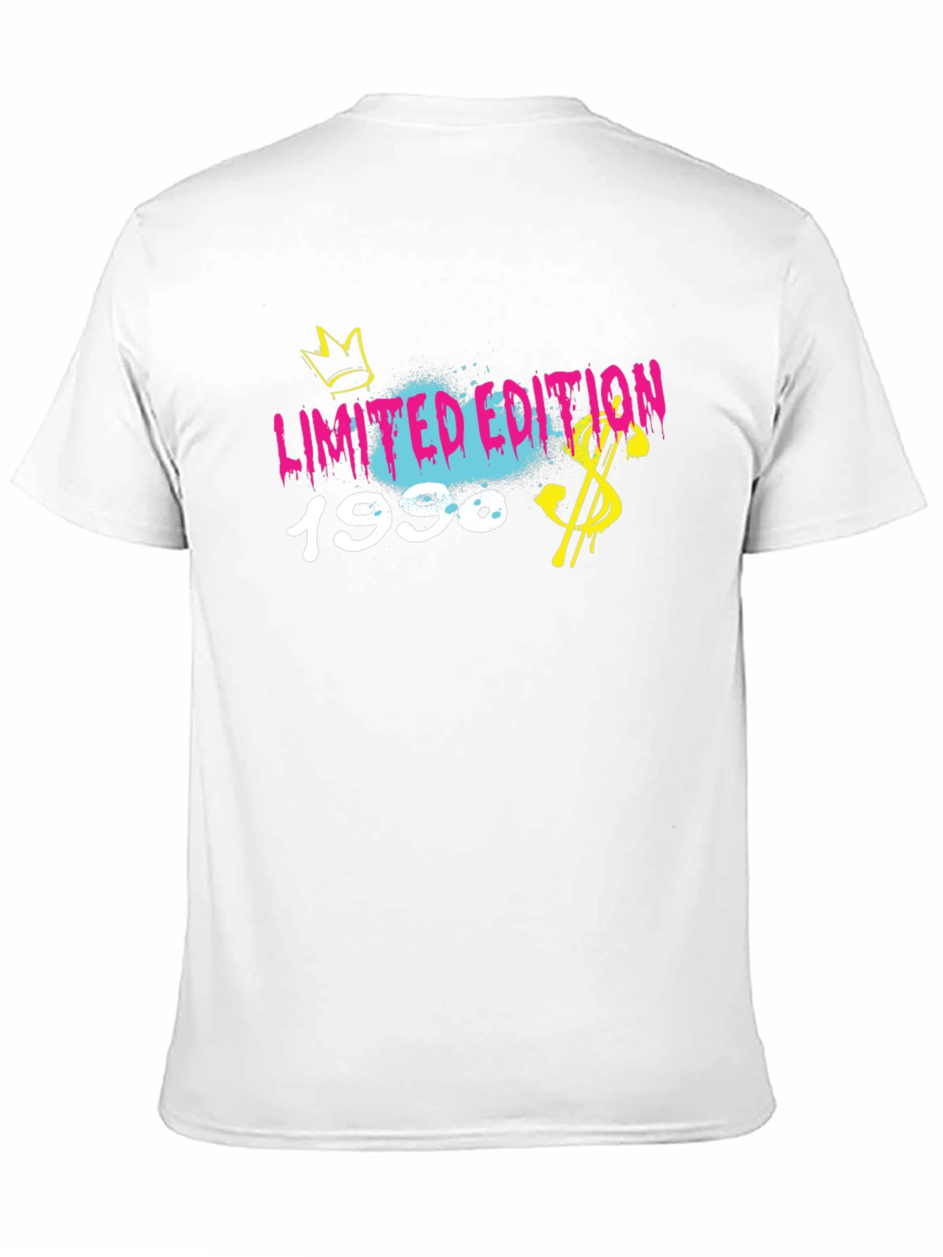 Limited Edition 1990 Graphic Tee - Black Cotton