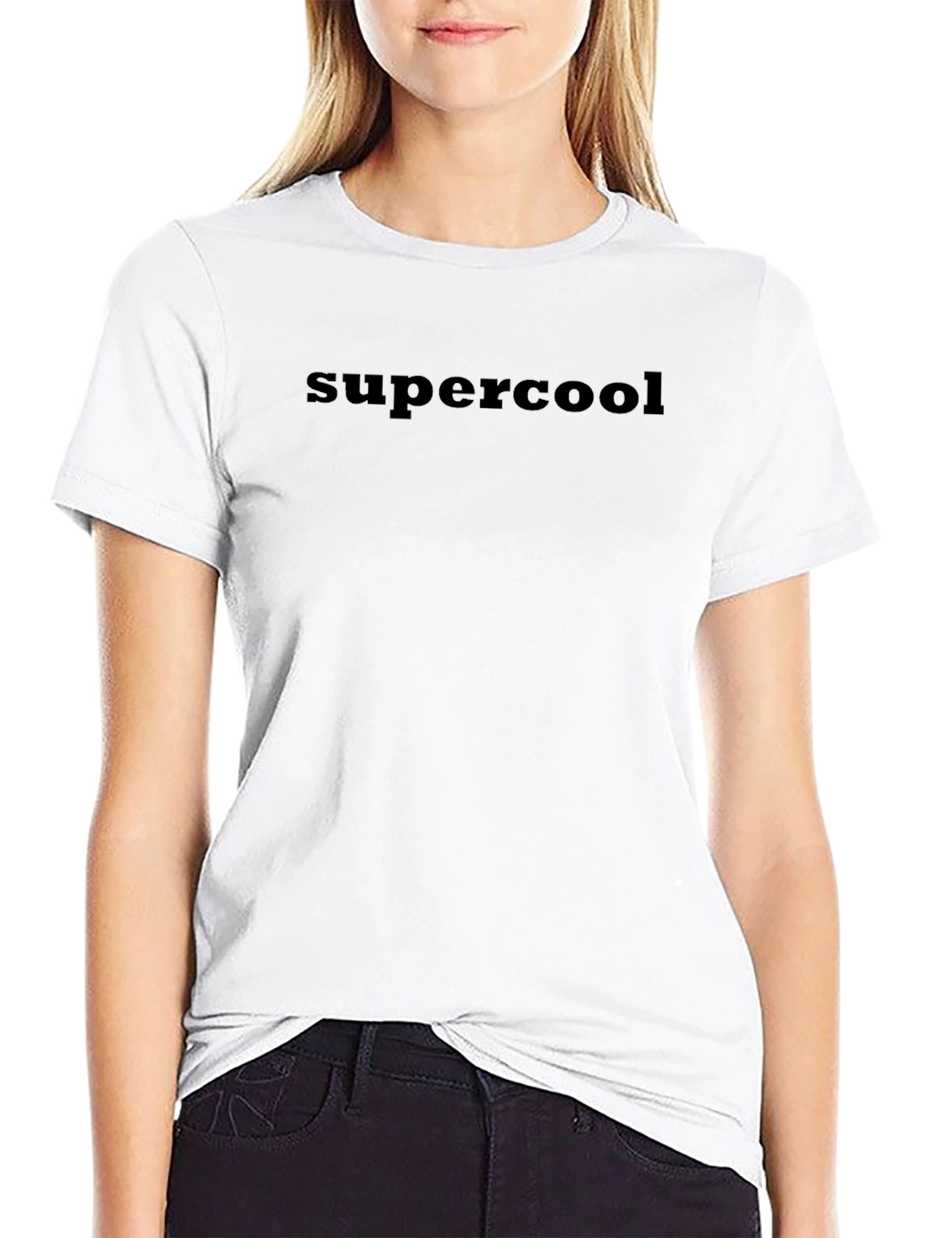 Supercool Black T-Shirt - Classic Style