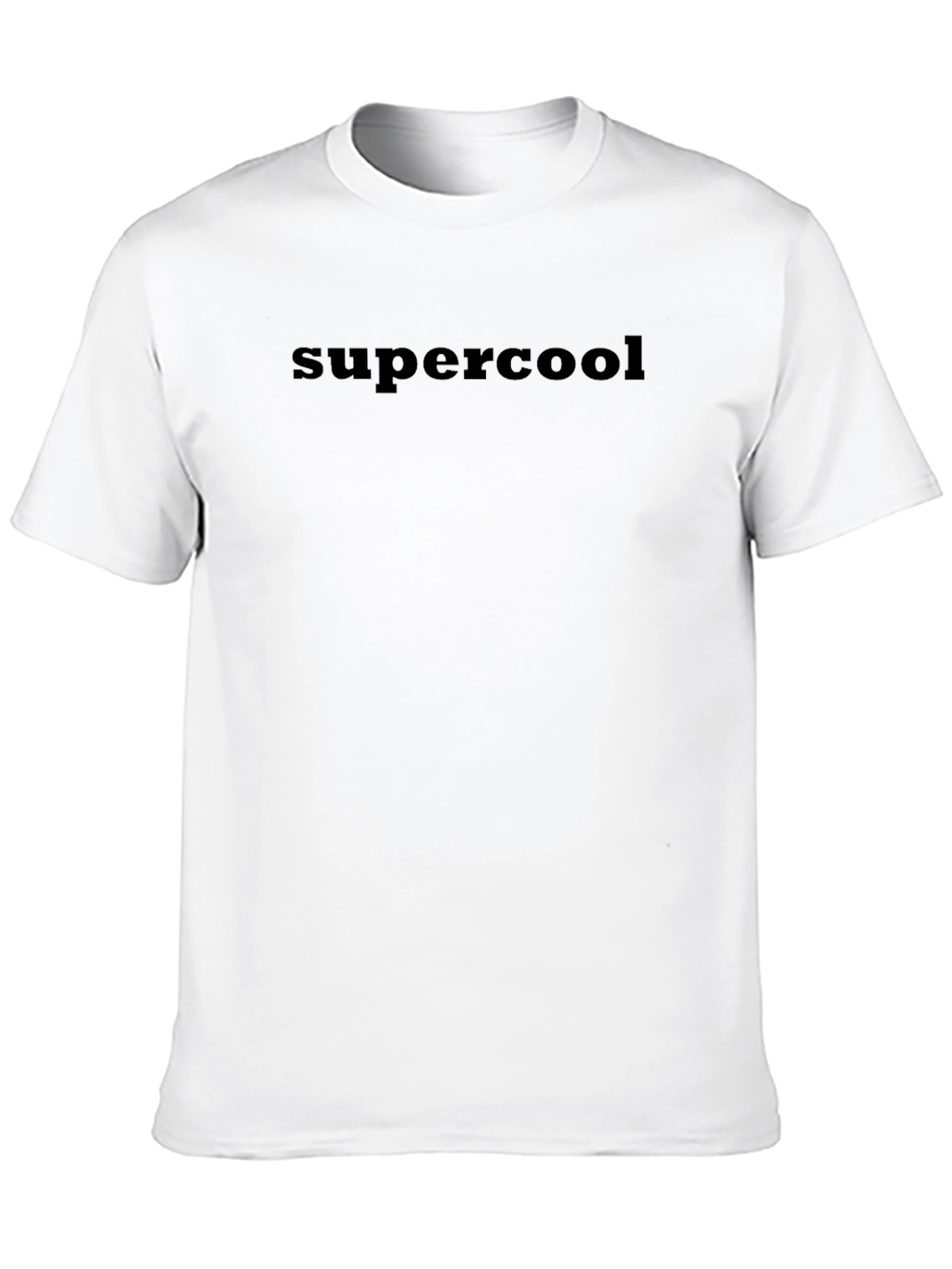 Supercool Black T-Shirt - Classic Style