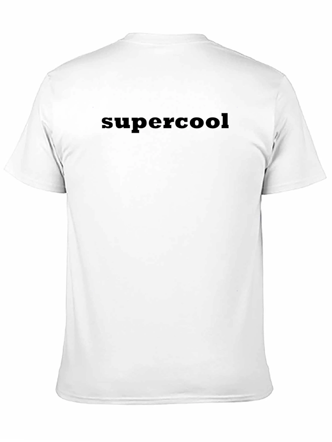 Supercool Black T-Shirt - Classic Style