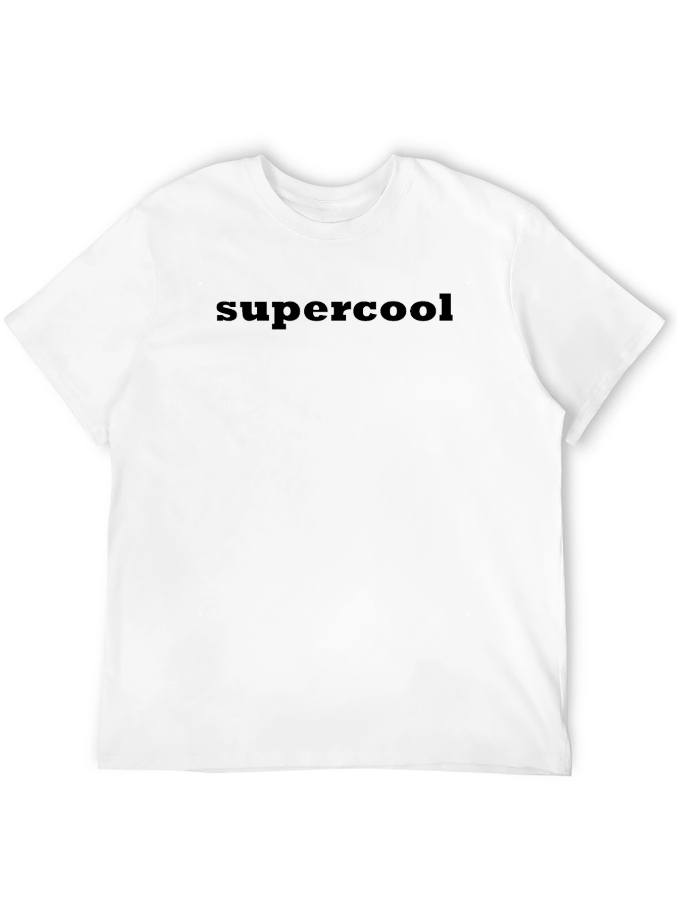 Supercool Black T-Shirt - Classic Style