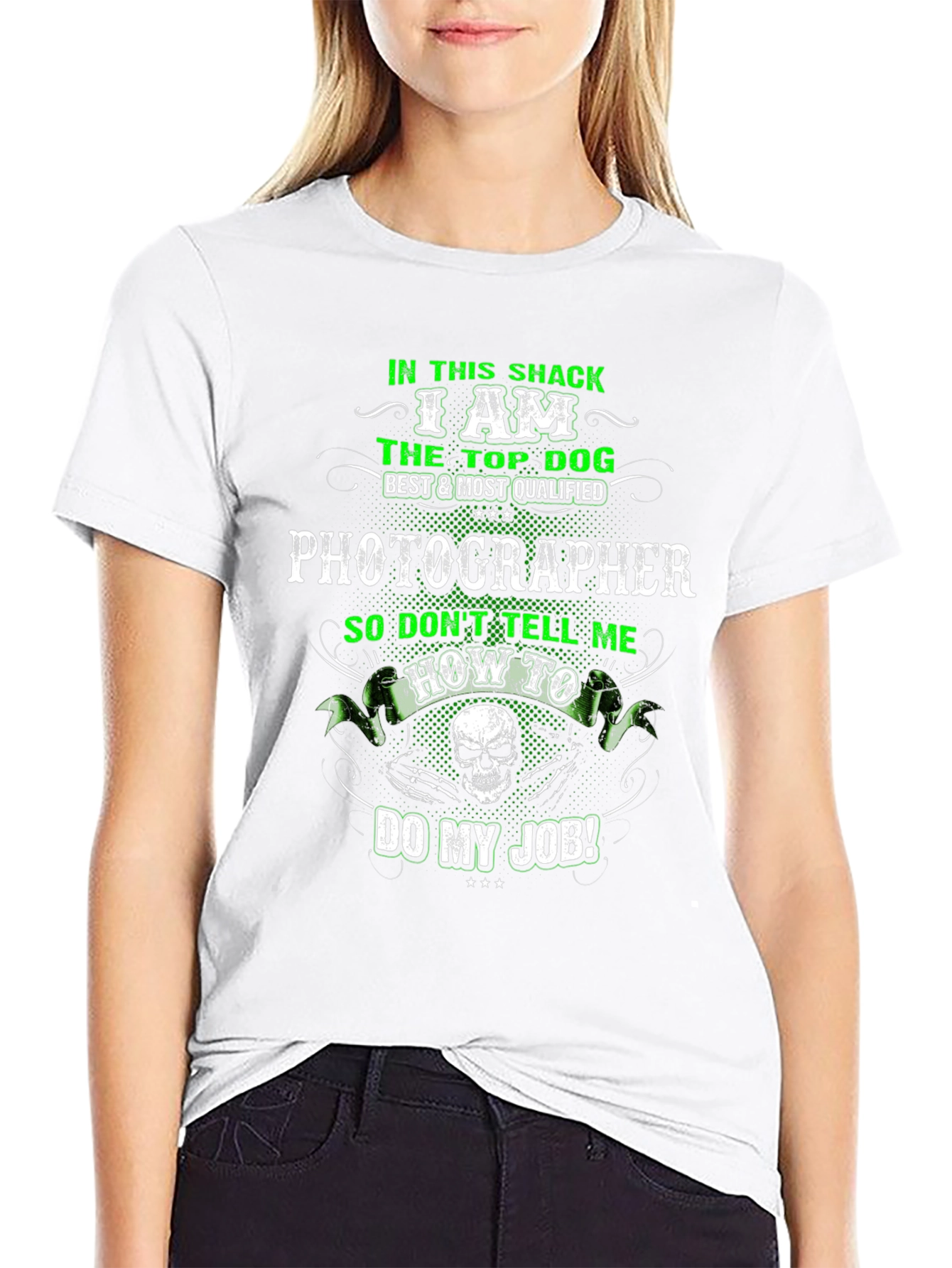 Photographer Top Dog Graphic T-Shirt