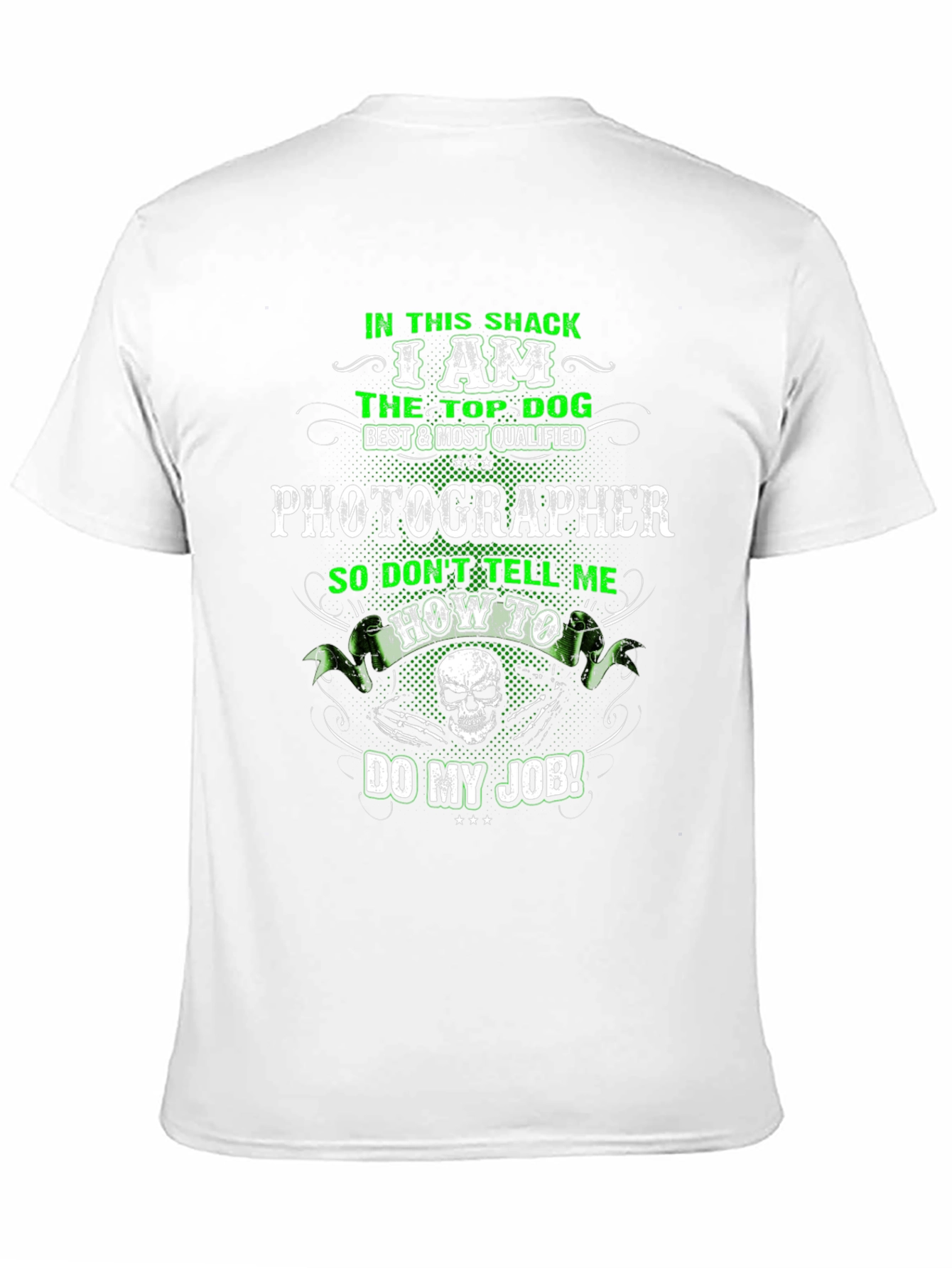 Photographer Top Dog Graphic T-Shirt