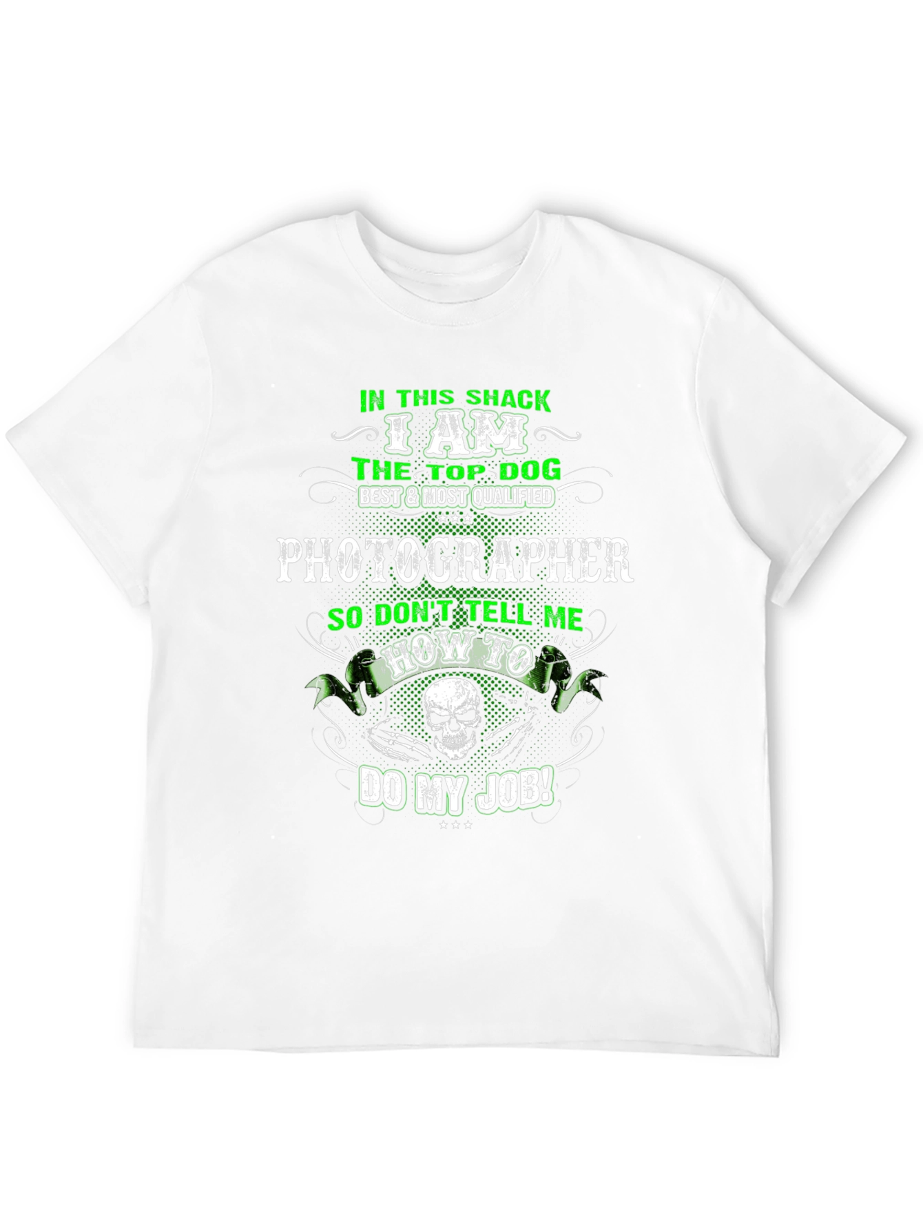 Photographer Top Dog Graphic T-Shirt