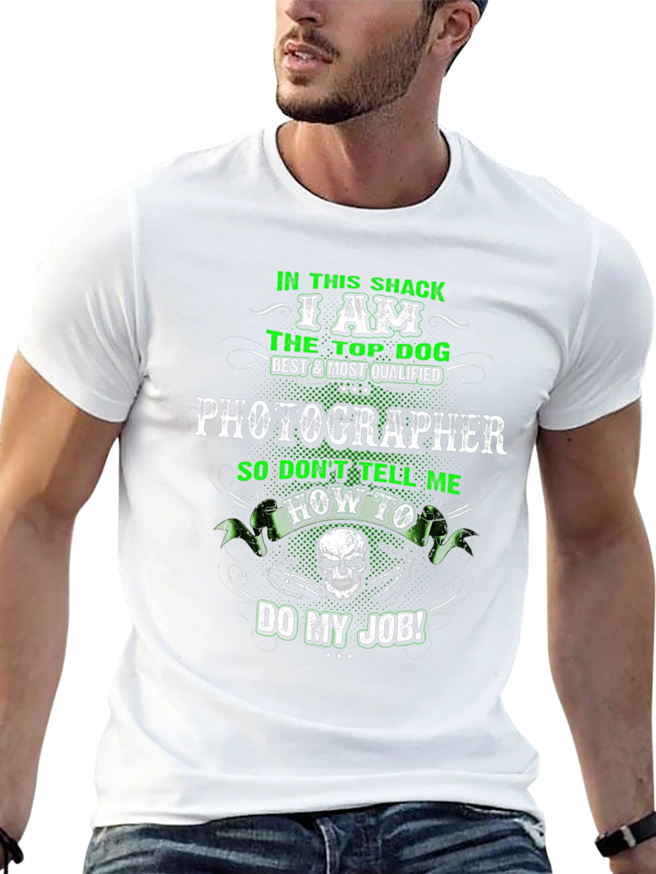 Photographer Top Dog Graphic T-Shirt