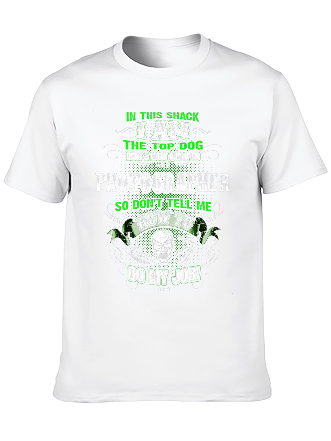Photographer Top Dog Graphic T-Shirt