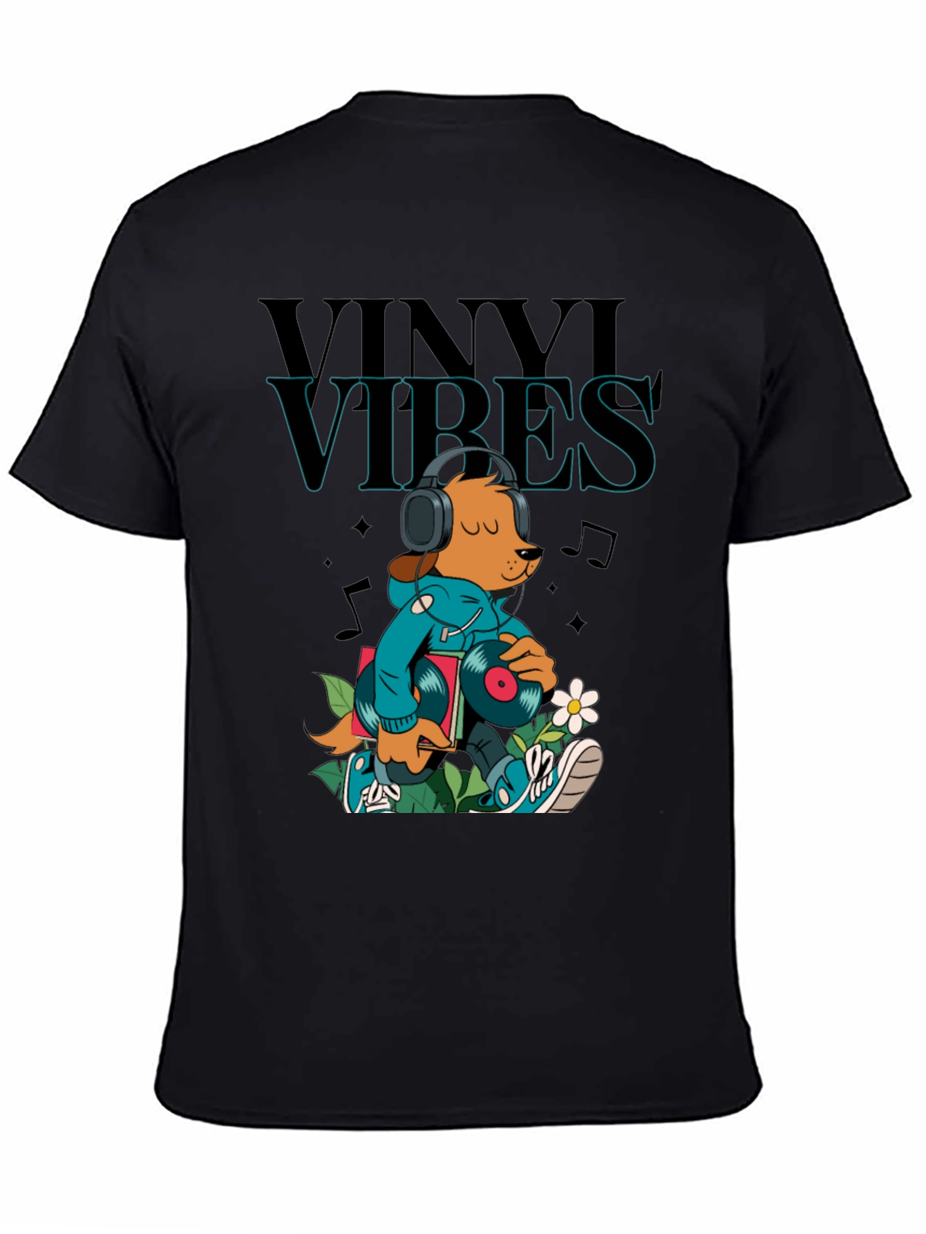 Vinyl Vibes Graphic Tee - Music Lover T-Shirt