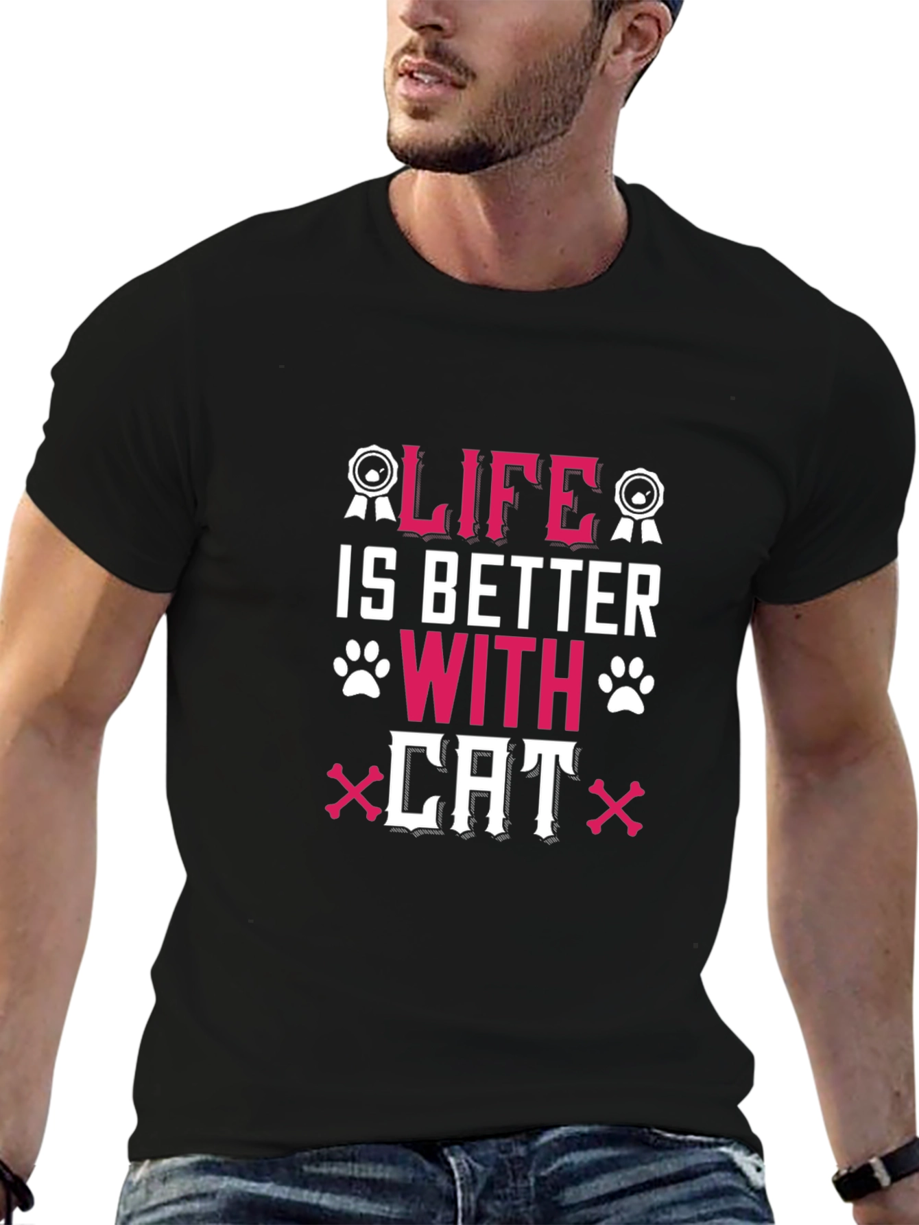 Life is Better with Cat T-Shirt