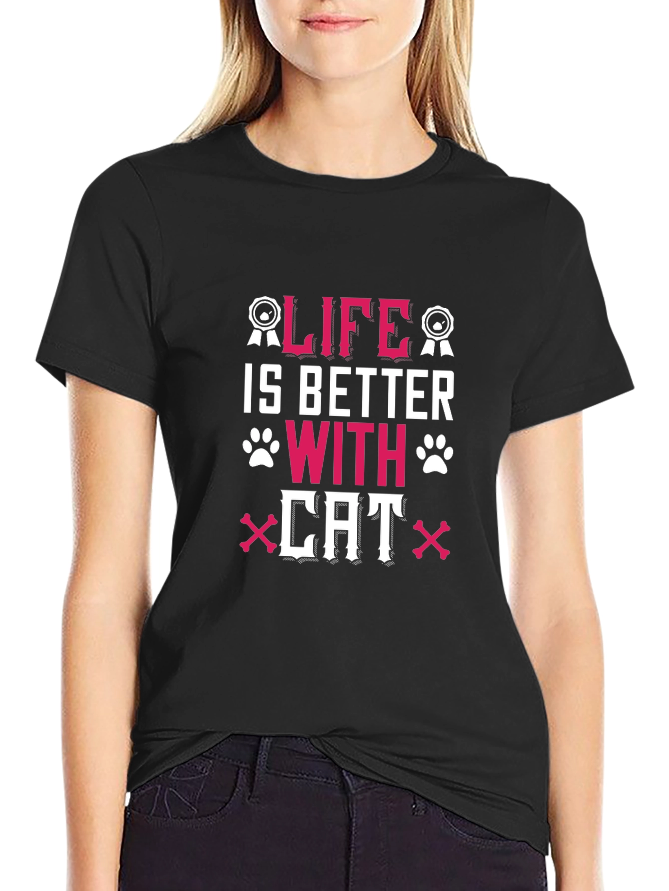 Life is Better with Cat T-Shirt