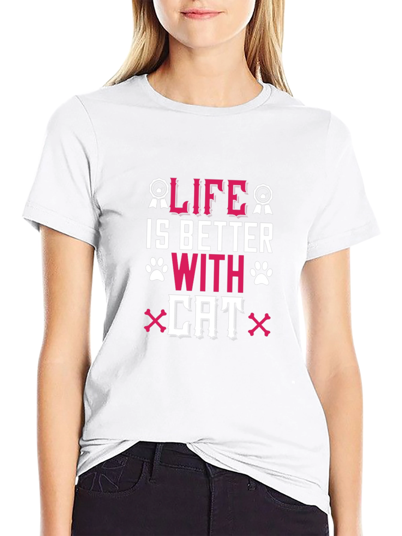 Life is Better with Cat T-Shirt