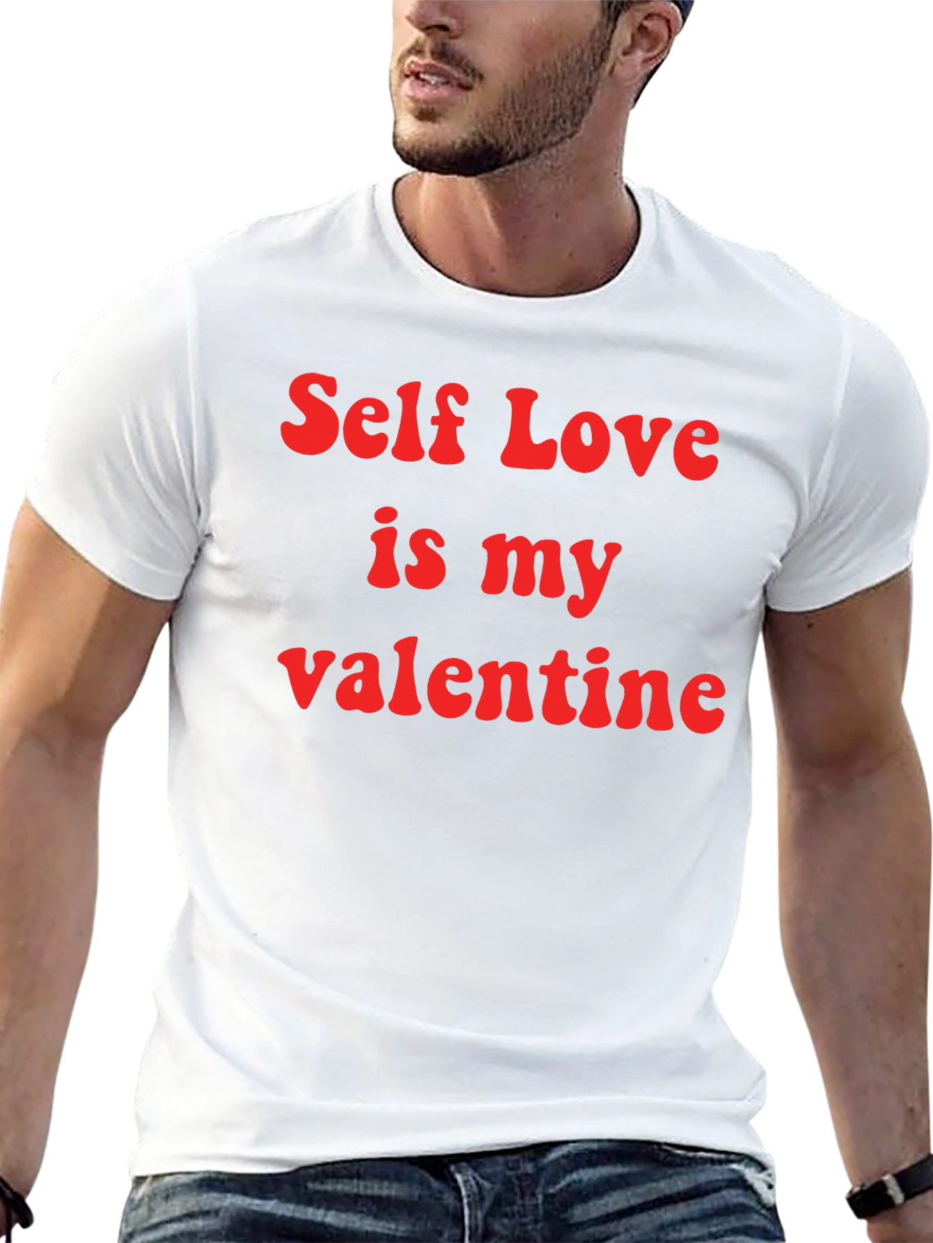 Self Love is My Valentine T-Shirt - Black