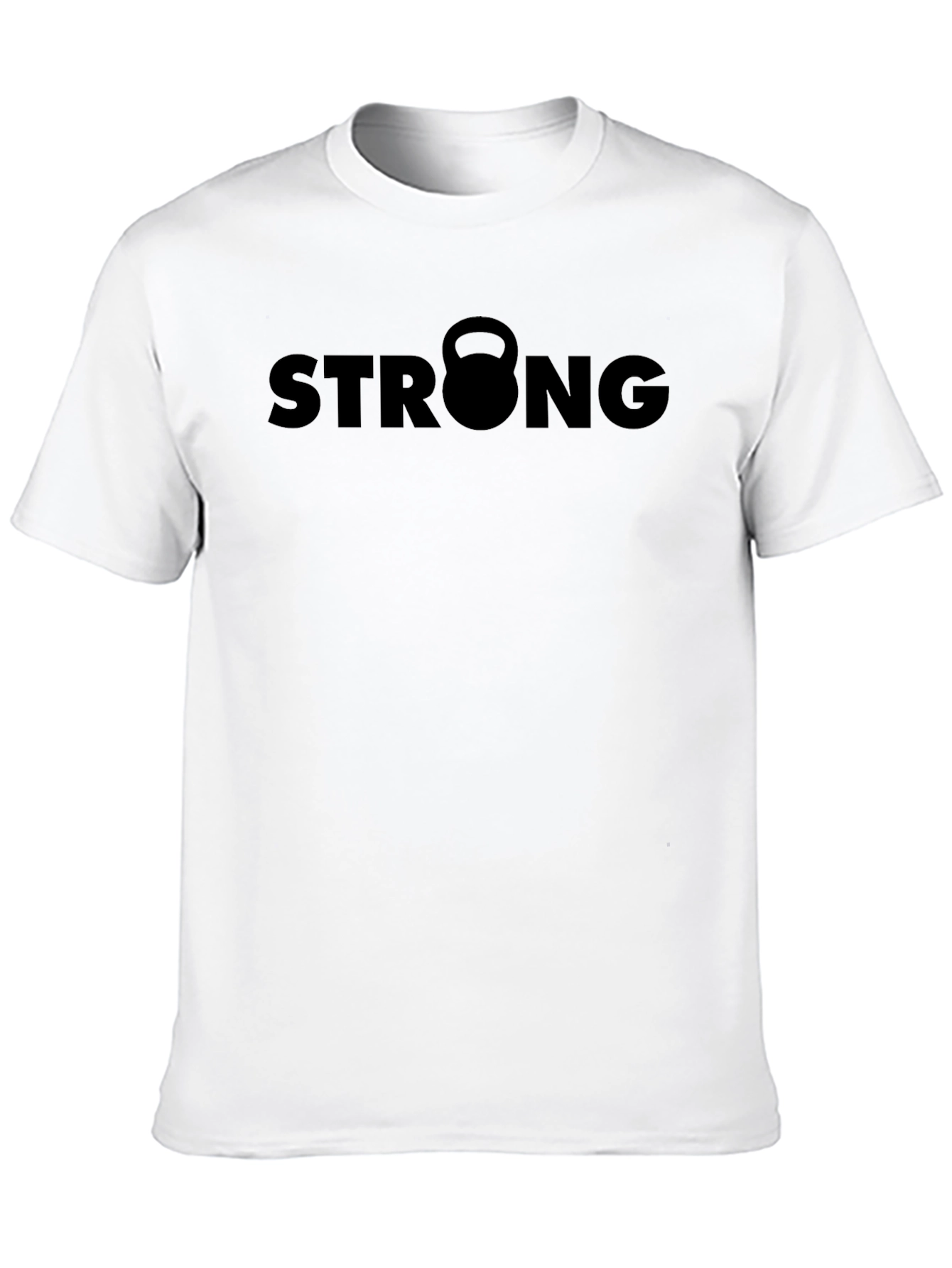 Strong Kettlebell Graphic Tee - Black