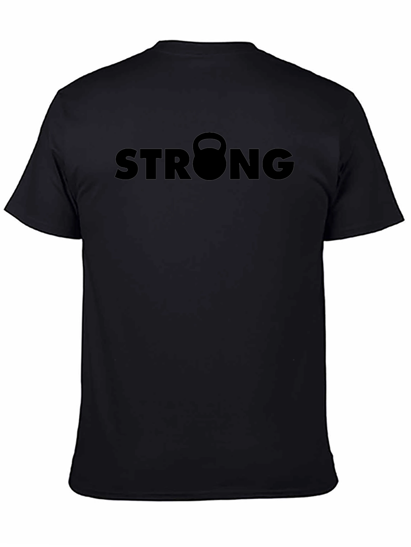 Strong Kettlebell Graphic Tee - Black