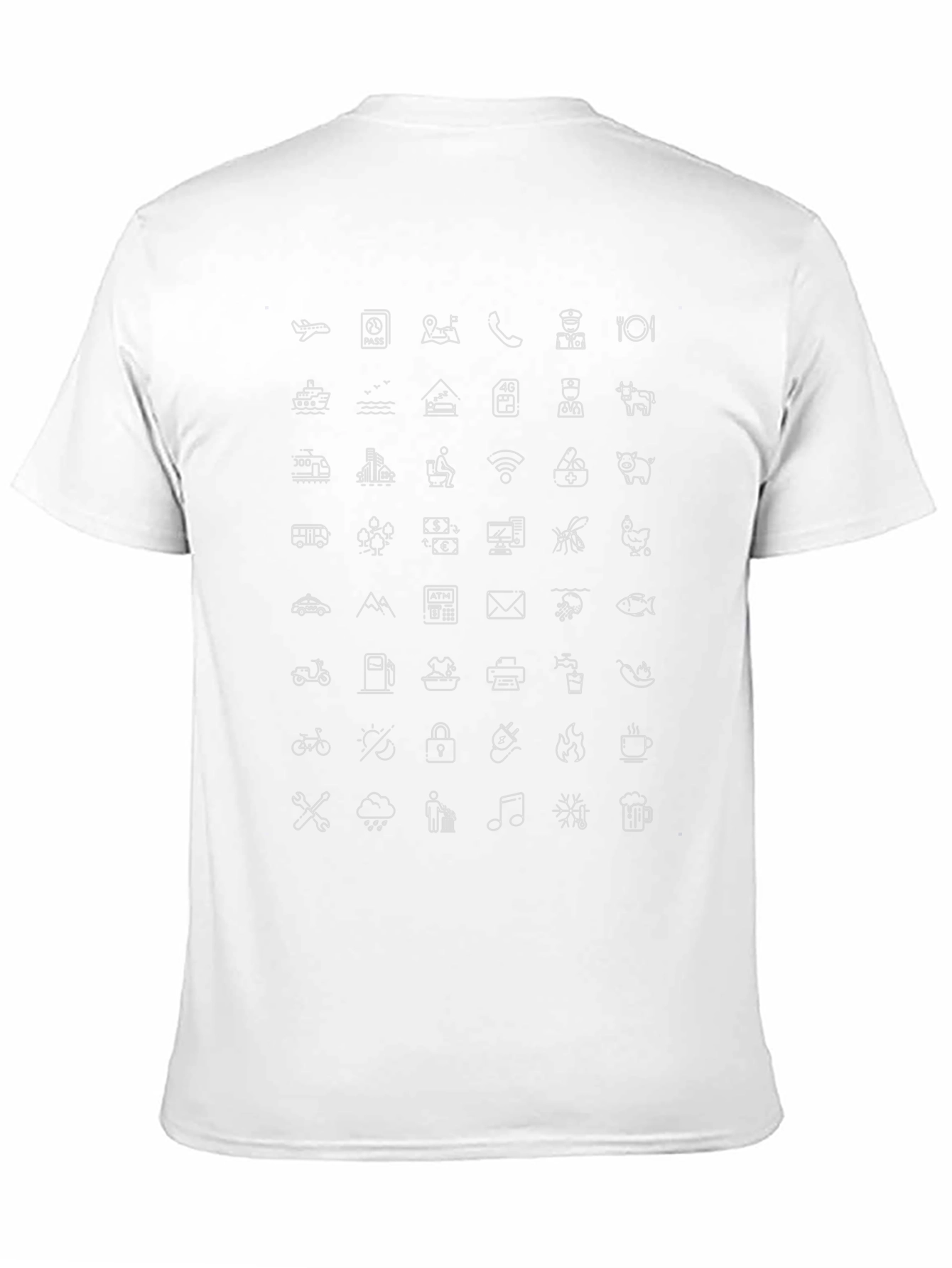 Mens Black Icon Graphic T-Shirt