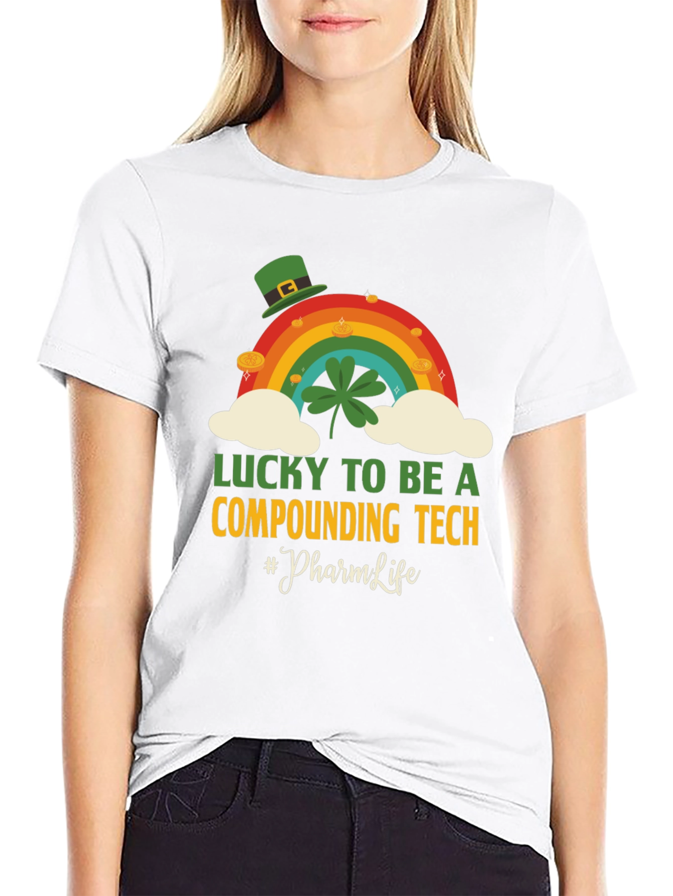 Lucky Compounding Tech St. Patricks Day T-Shirt